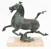 Bronze, Das fliegende Pferd aus Gansu.Voller Besitzerstolz ließen die Vornehmen ihre