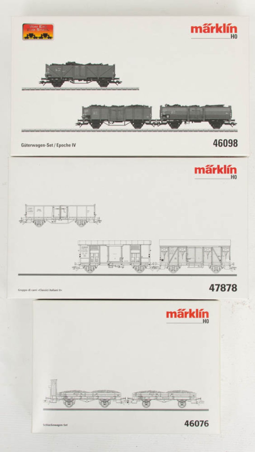 Konvolut von 12 Märklin Loks und Wagons.unbespielt, OVP´s beklebt.H0 3371, H - Image 4 of 6