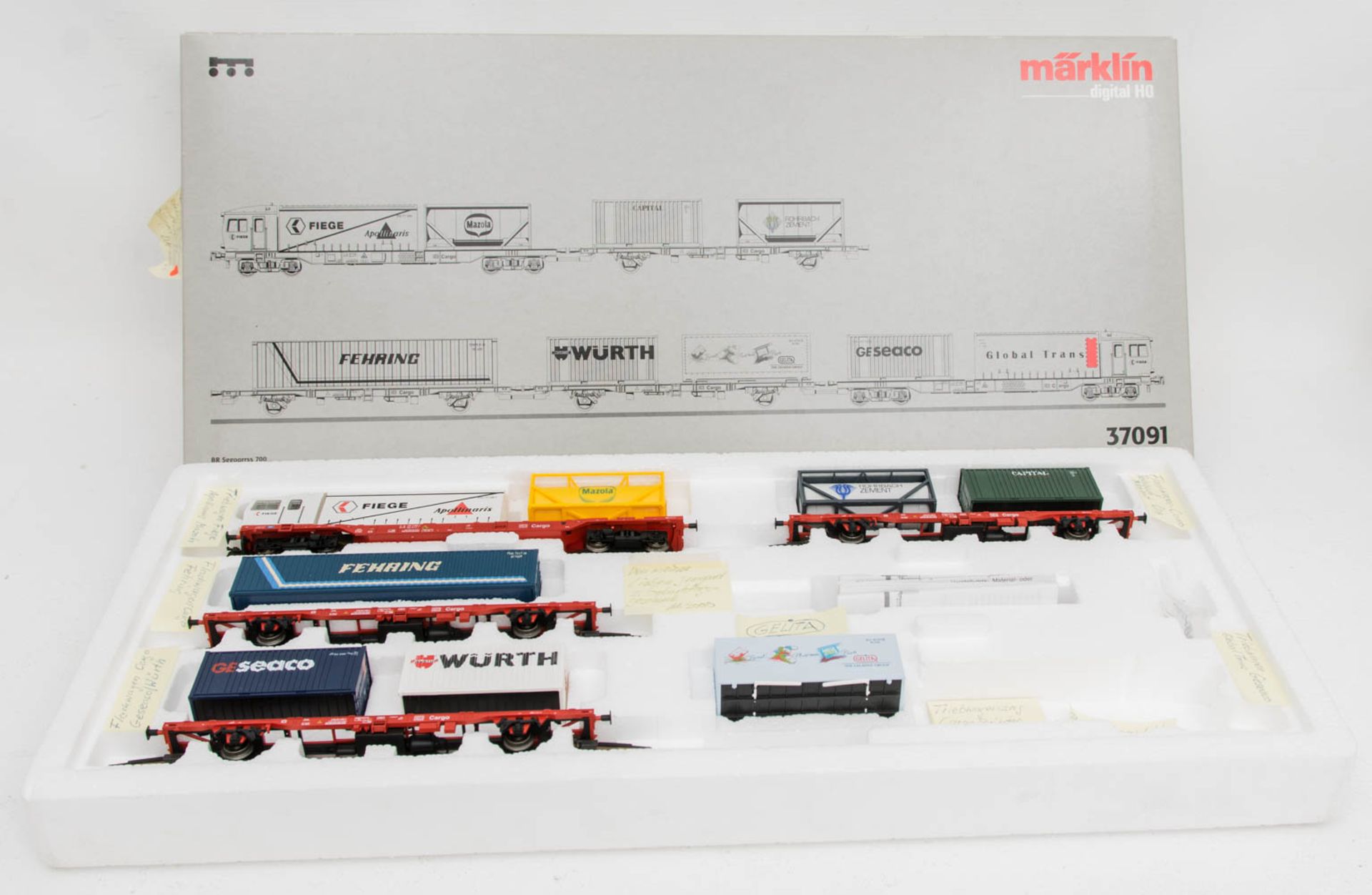 Mischkonvolut von 5 Märklin Jubiläumspackungen Loks und Wagons.unbespielt, OVP´s be - Bild 5 aus 7