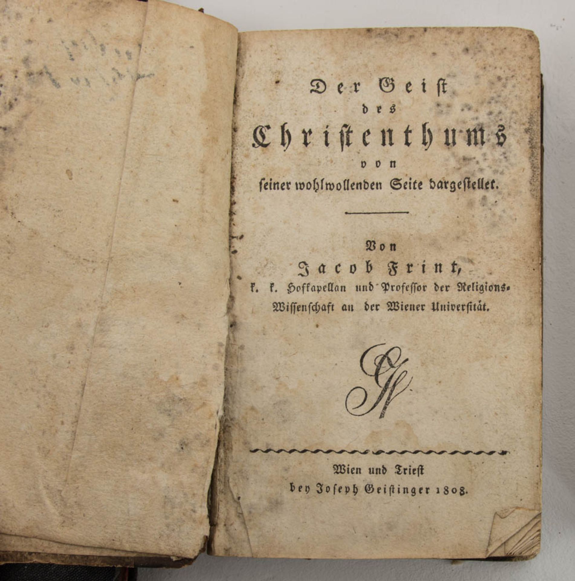 Konvolut antiker Bücher, 17.- 19. Jh.Annales Mundi 1663. Adagia in Deutsch und La - Image 3 of 8