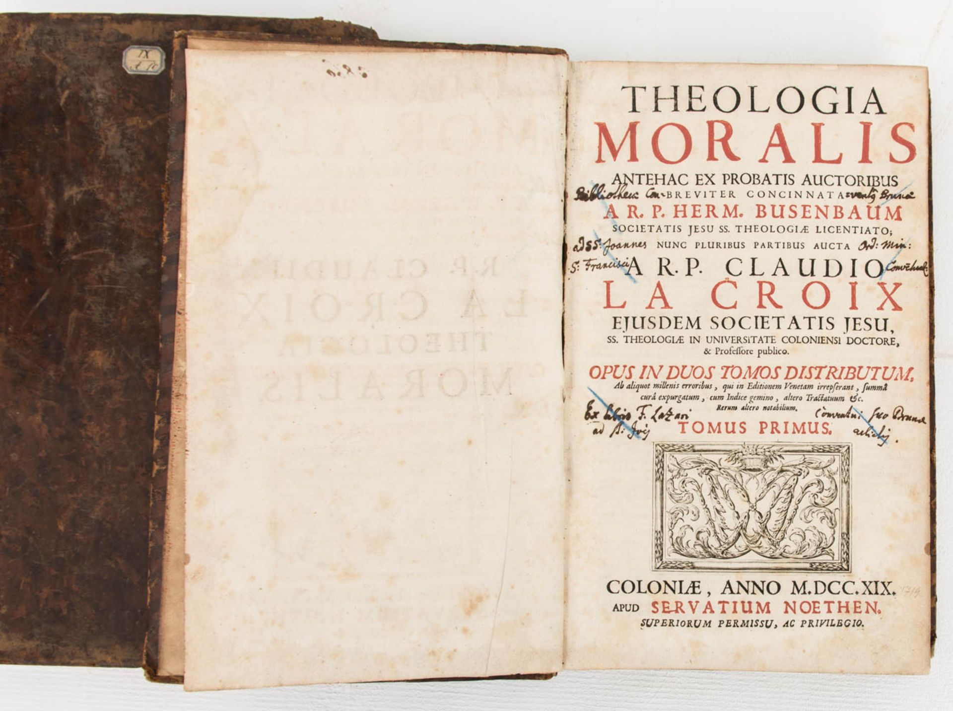 Hermann Busenbaum, Theologica Moralis 1719/ Spicilegium catechetico von Claus Joseph Ignaz.< - Bild 4 aus 5