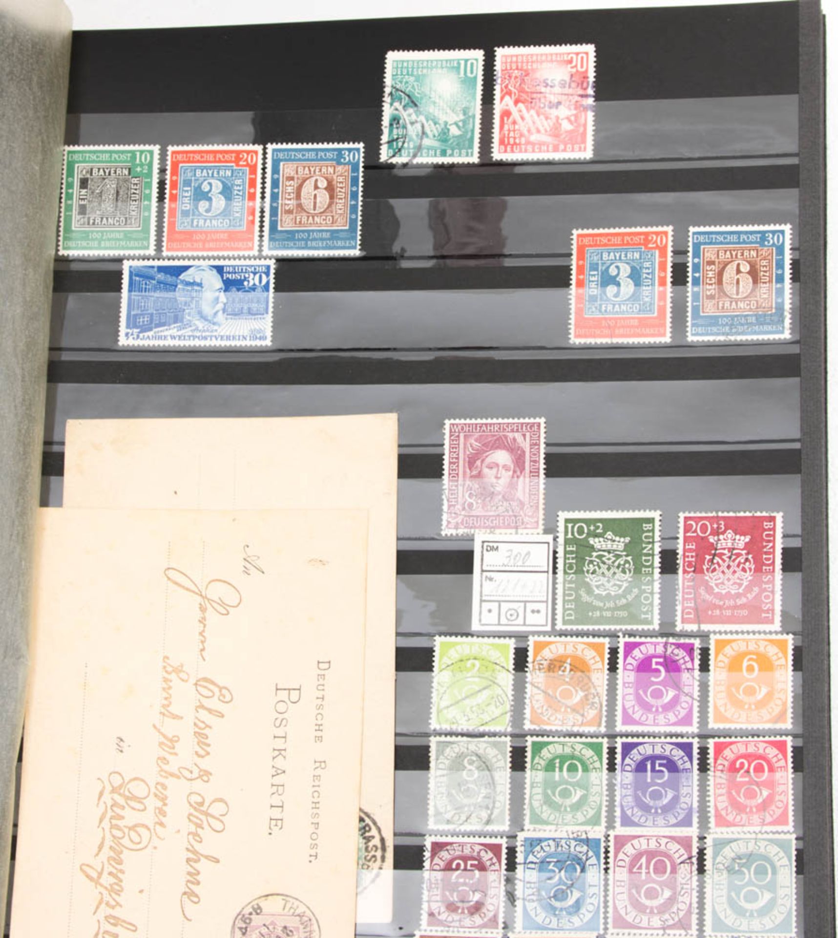 Sammlung Briefmarken in über 9 Alben, BRD, Deutsches Reich und Anderes.Berlin, Schwer - Bild 2 aus 6