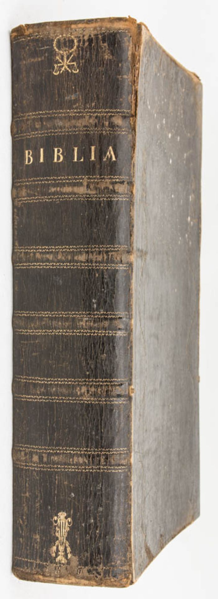 Luther Bibel, in geprägtem Ledereinband von 1756.Allgemein guter Zustand.28 x - Bild 7 aus 9