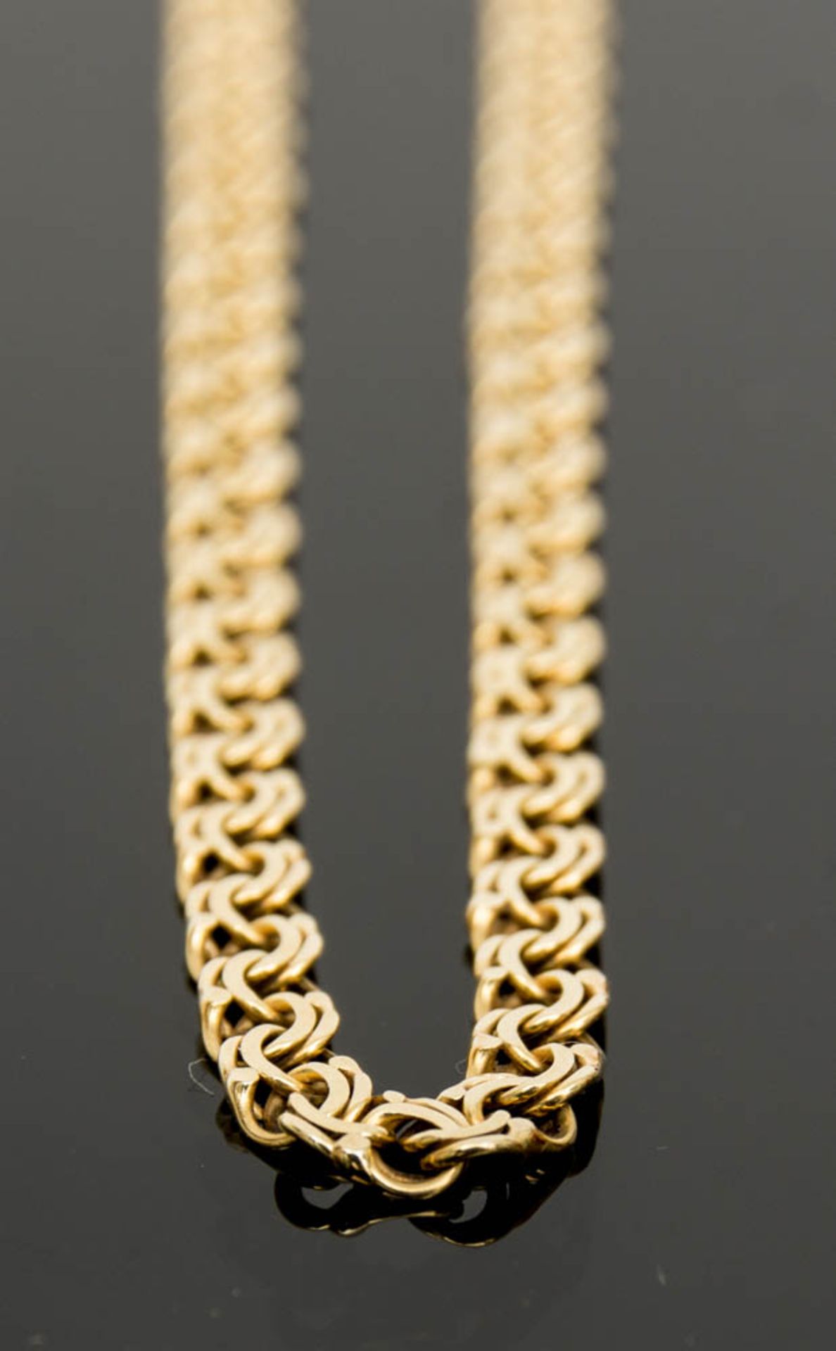 Zwei Halsketten und ein Anhänger, 585er Gelbgold.Halskette mit Korallenperlen, 585er - Image 4 of 6