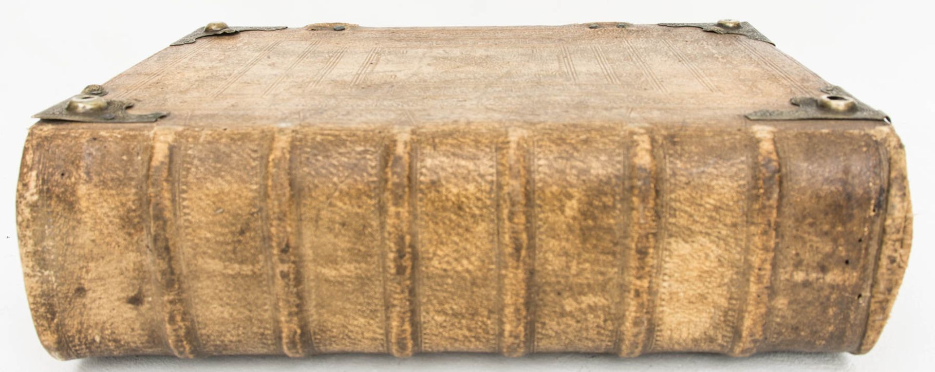 Katholische Bibel, Johann Dietenberger 1564.In geprägtem Lederinband gefasst. Fur - Bild 4 aus 12