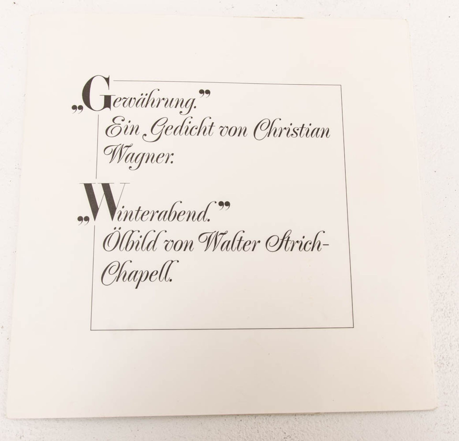 Walter Strich-Chapell, Winterabend, Öl auf Platte, 1951.Unten rechts datiert, 51, ger - Bild 7 aus 7