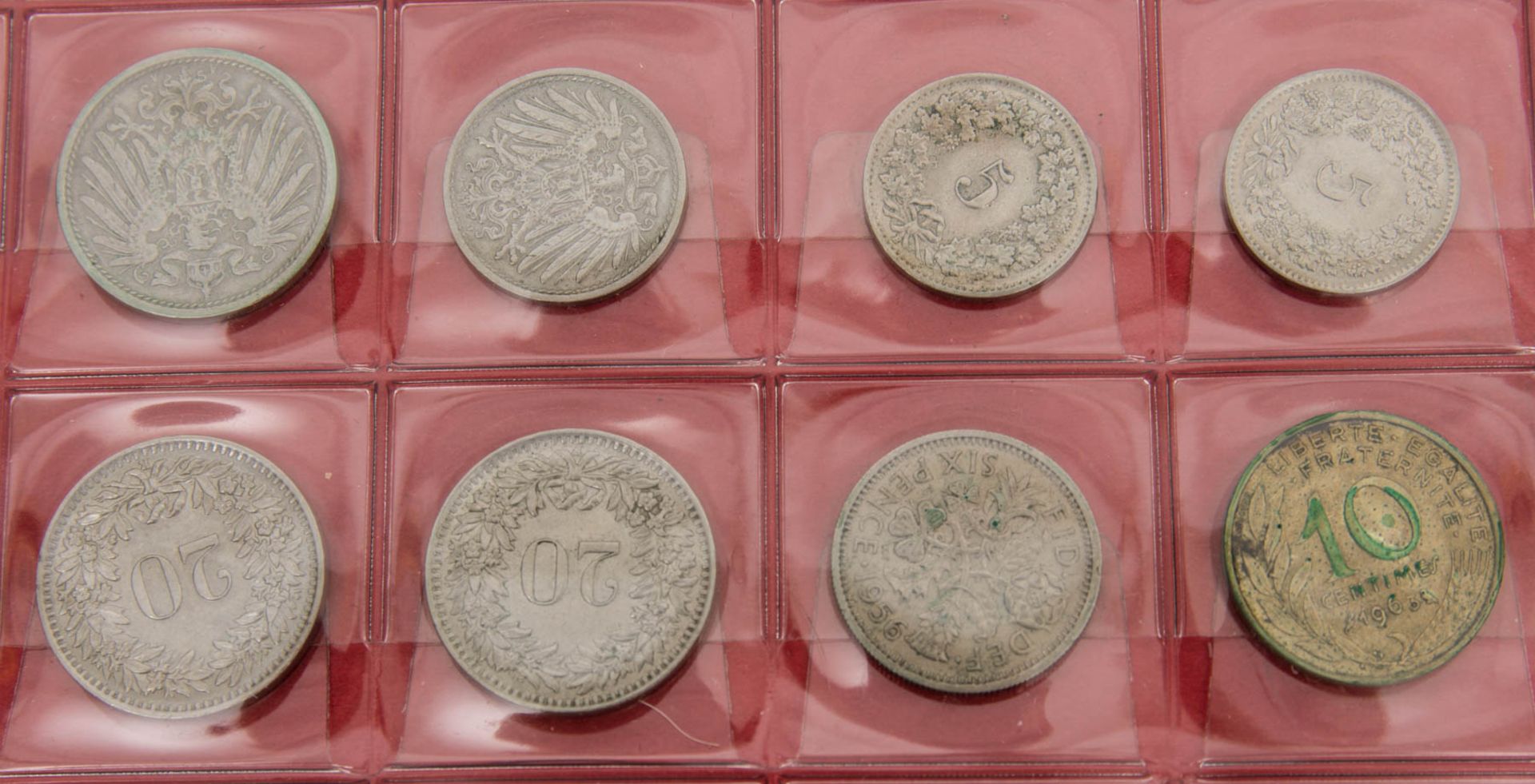 Münzalbum und KMS Sowjetunion u.a.Münzalbum gefüllt mit Kursmünzen (Deutsches Reic - Image 3 of 6