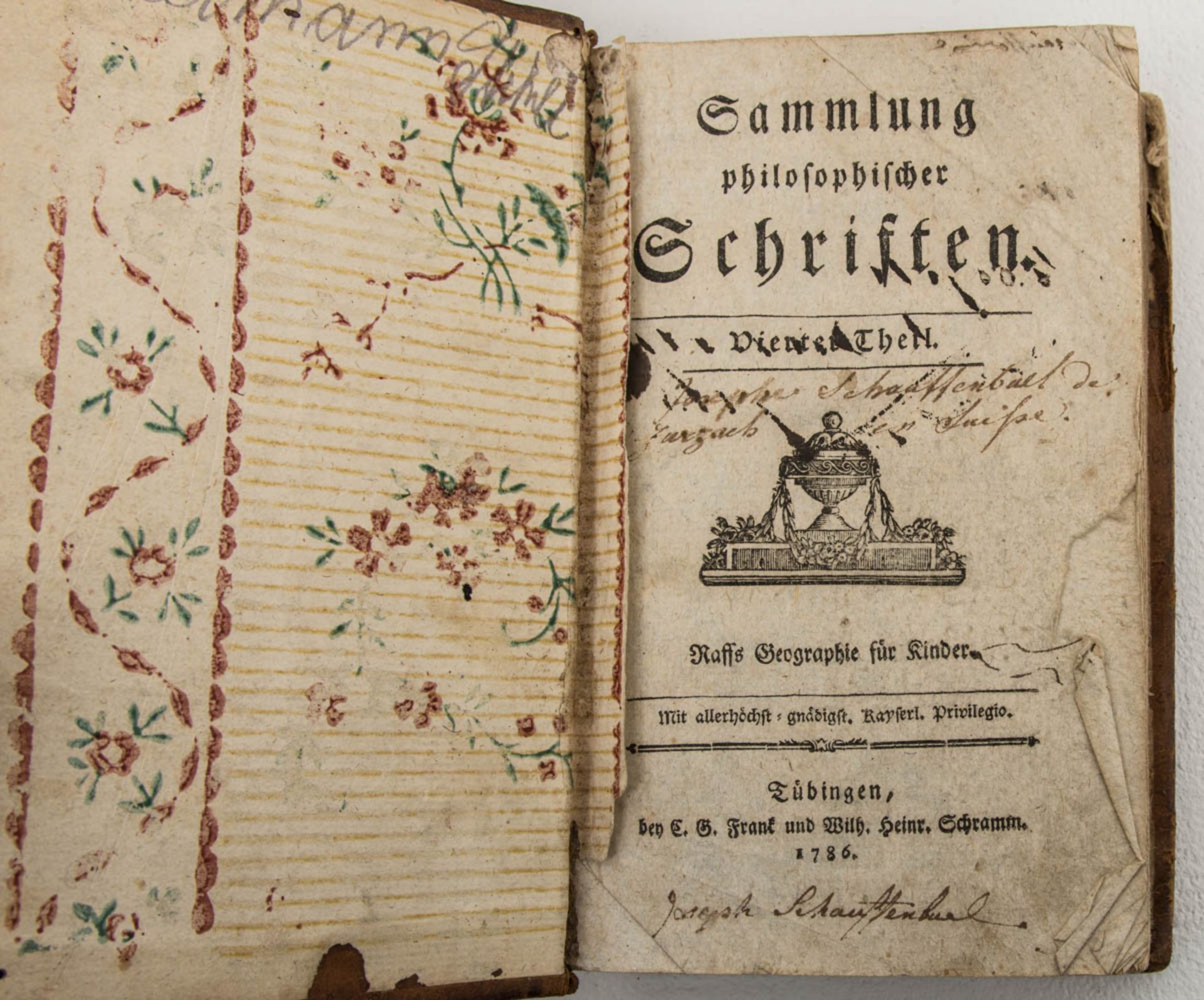 Konvolut antiker Bücher, 17.- 19. Jh.Annales Mundi 1663. Adagia in Deutsch und La - Bild 6 aus 8