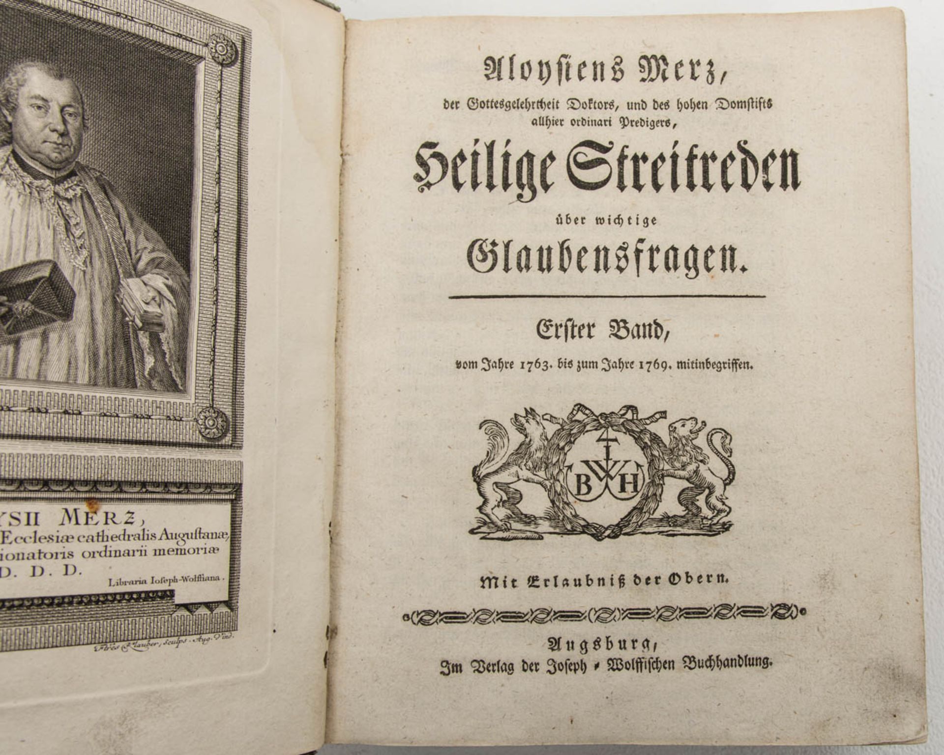Konvolut antiker Bücher, 17.- 19. Jh.Annales Mundi 1663. Adagia in Deutsch und La - Image 8 of 8