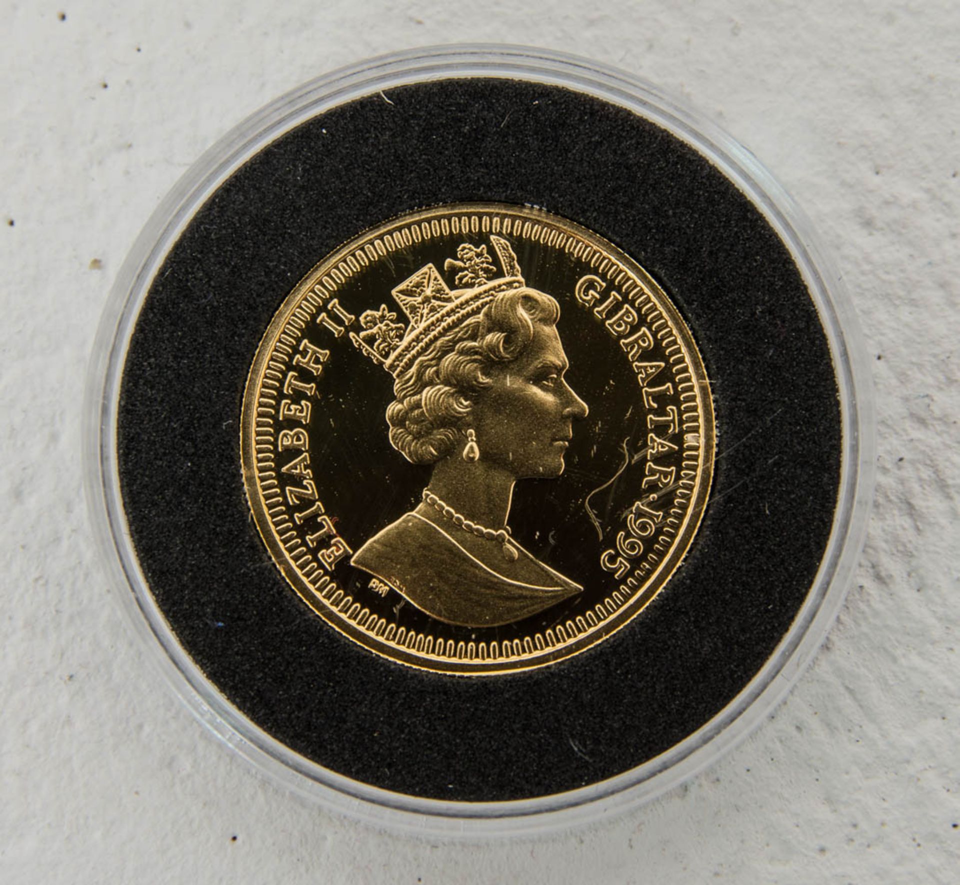 4 Goldmünzen/-medaillen Gibraltar, ... 24,88 g Feingold.Gibraltar: 70 ECU 6,22 g Fein - Bild 4 aus 4