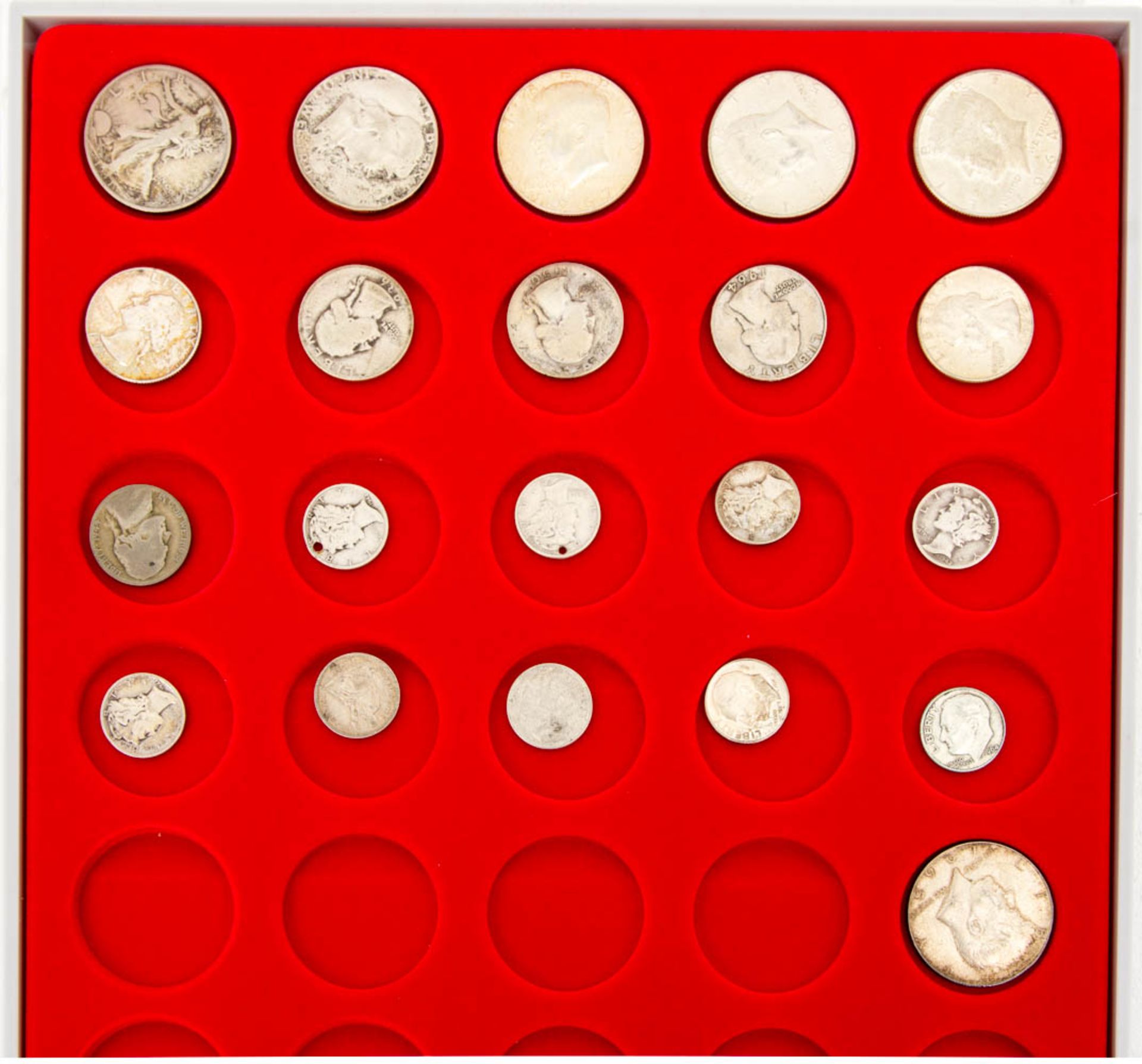Sammlung Silbermünzen, -barren, USA, Schweiz.Silberbarren: 9x Gravura-Halbunzenbarren - Image 4 of 4