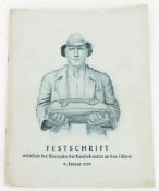 Heft, Festschrift anläßlich der Übergabe der Reichskanzlei an den Führer am 9. Januar 1939.