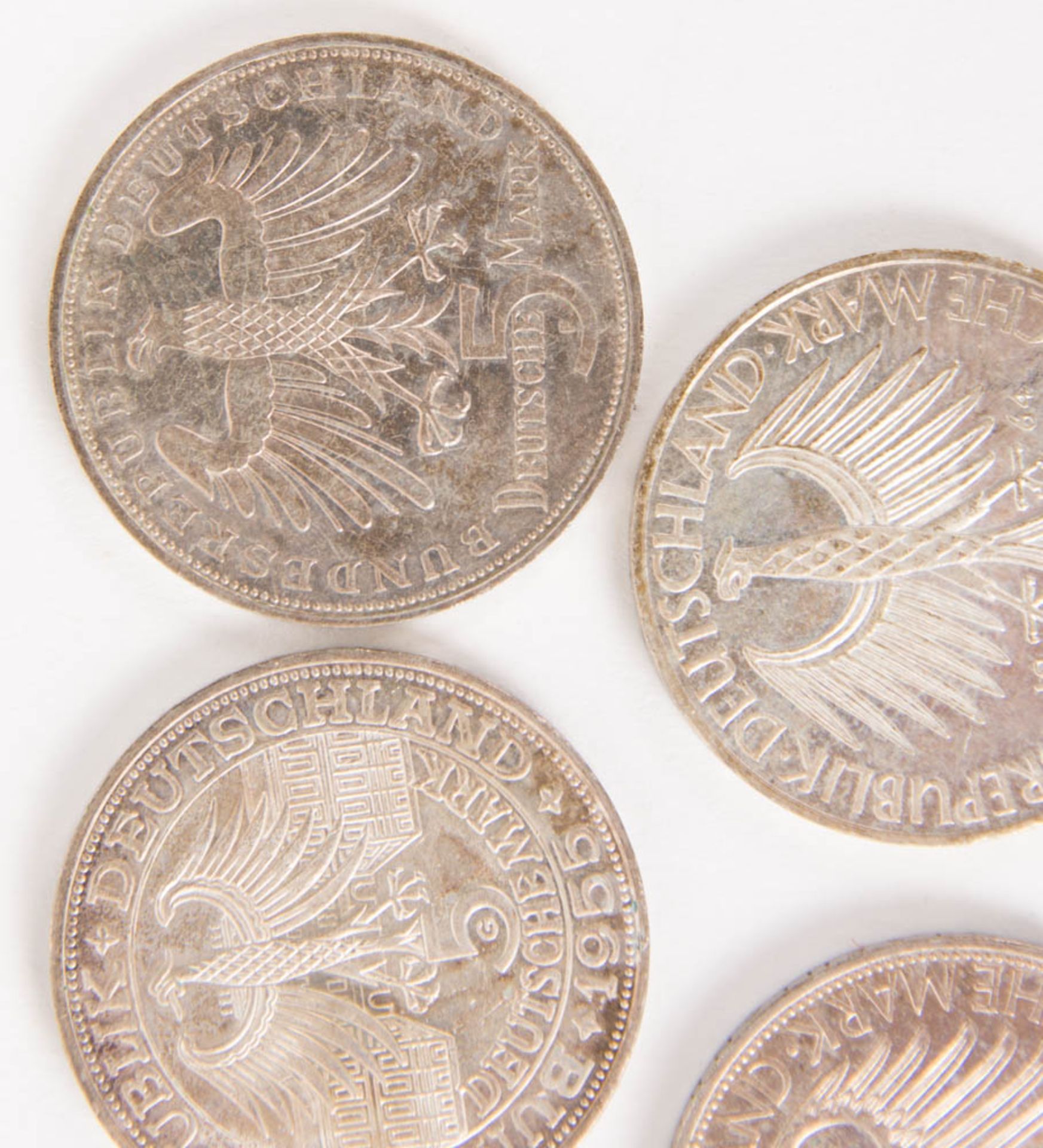 BRD: 5 DM Gedenkmünzen "Top five" 1952-1964. - Bild 6 aus 6