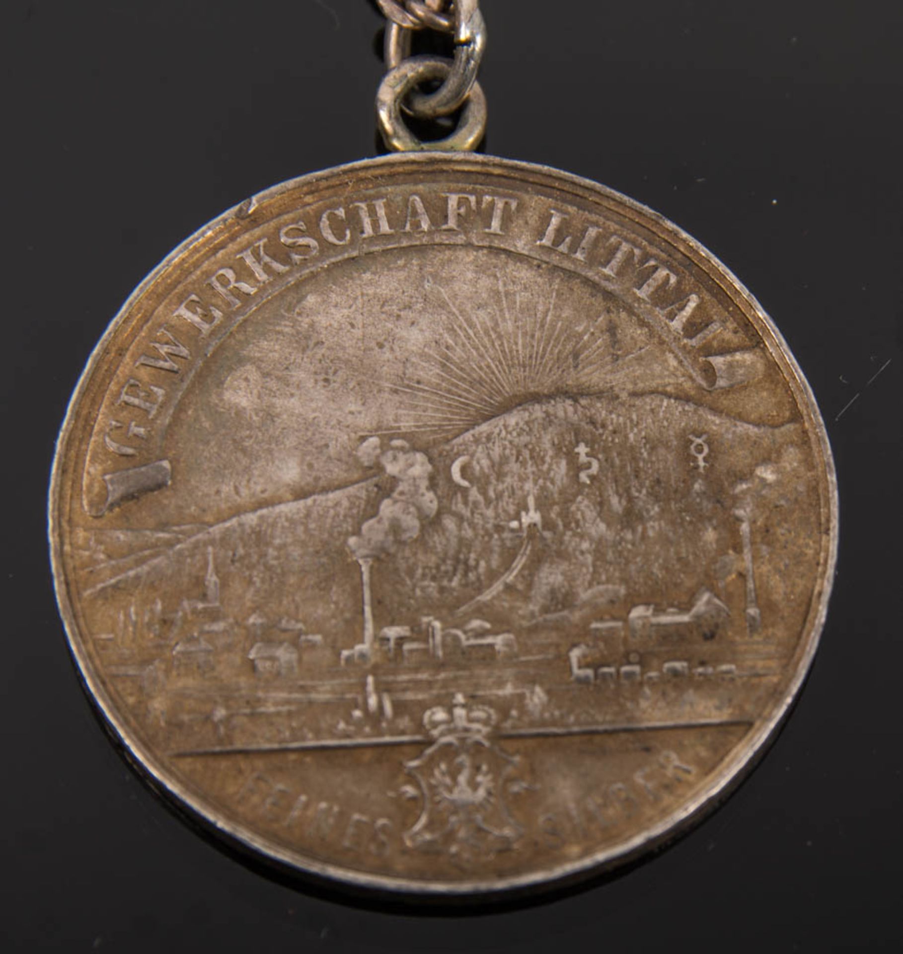 Hütte Littai kuk Silbermedaille, Seltene Auflage, 1886. - Bild 2 aus 5