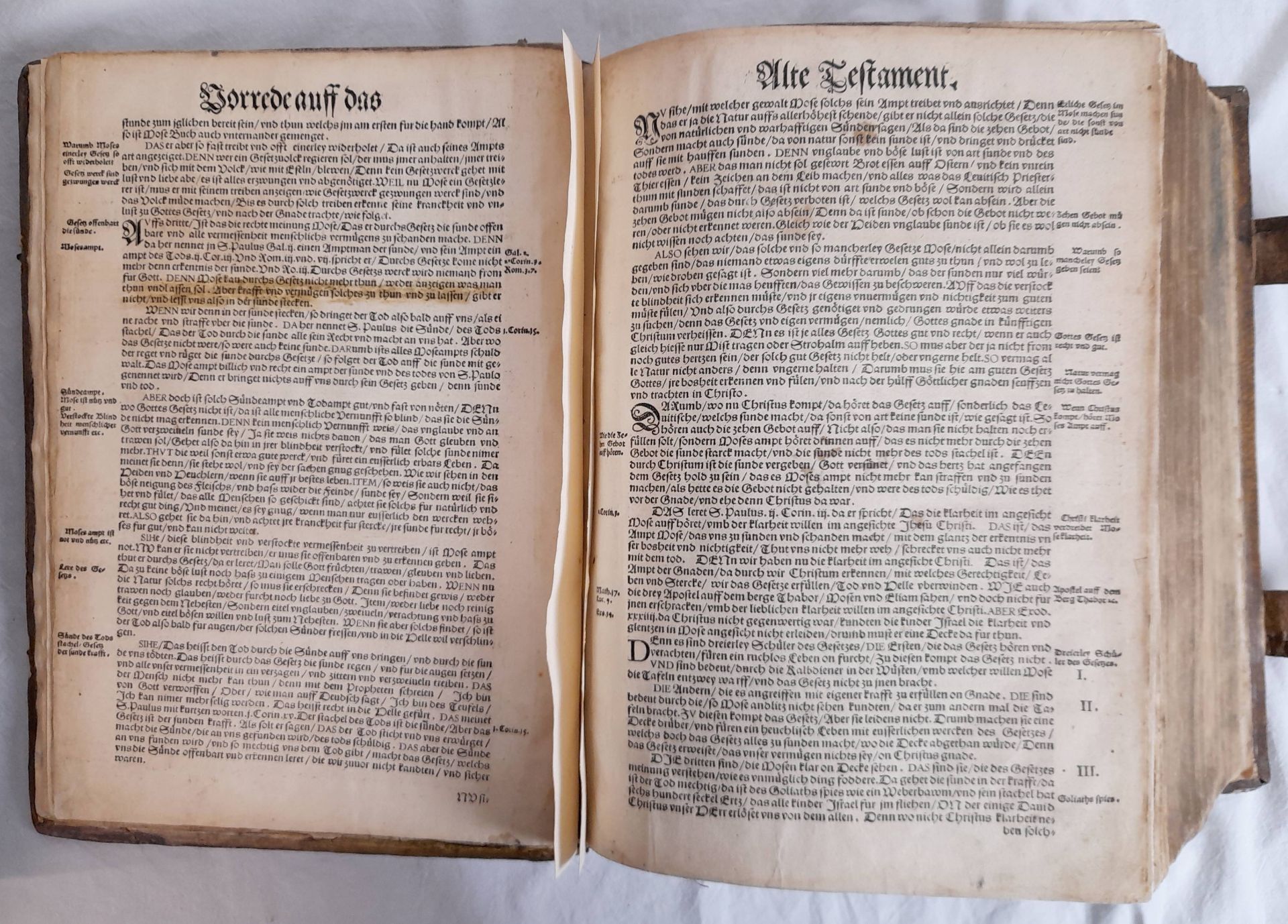 Wartburg Bibel, mit zahlreichen kolorierten Holzschnitten, 1541. - Image 12 of 18