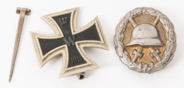 WK1: Eisernes Kreuz 1./2. Klasse + VWA 1. Klasse.