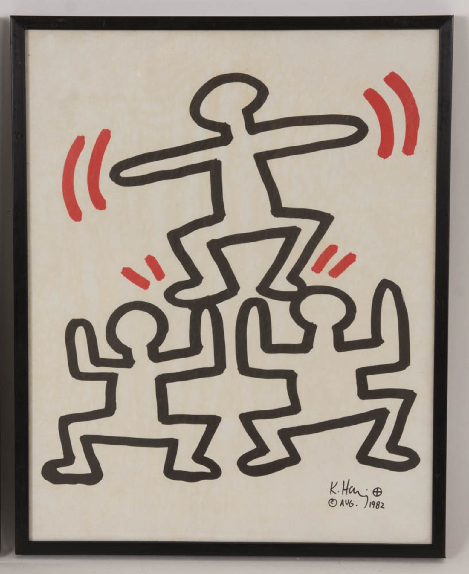 Keith Haring, Zwei Siebdrucke auf Transparentpapier, aus der Serie Bayer Suite, 1982. - Bild 3 aus 9