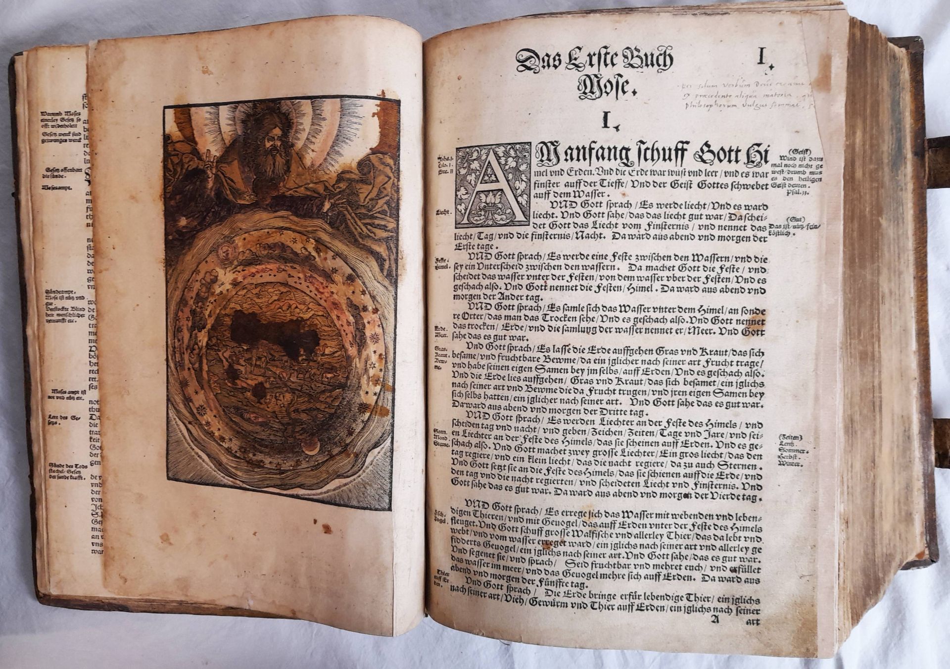 Wartburg Bibel, mit zahlreichen kolorierten Holzschnitten, 1541. - Image 13 of 18