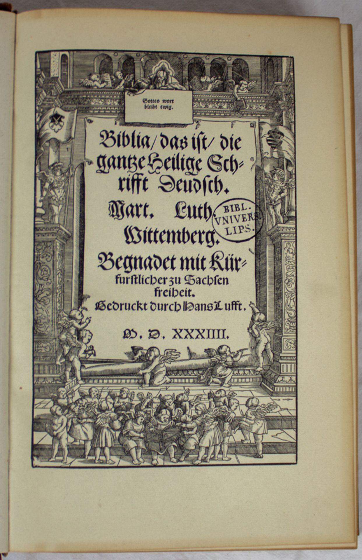 Luther-Bibel von 1534, Vollständiger Nachdruck. - Bild 2 aus 5