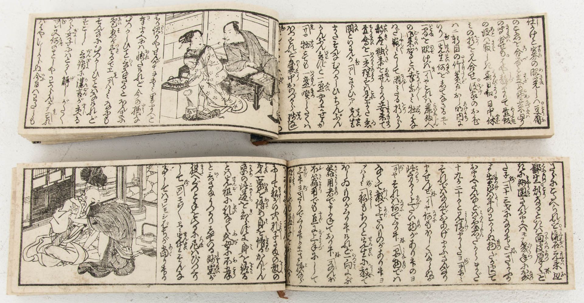Utagawa Kunimasu, zwei Bände japanische Frühlingsbilder, Anfang 19. Jh. - Image 3 of 3