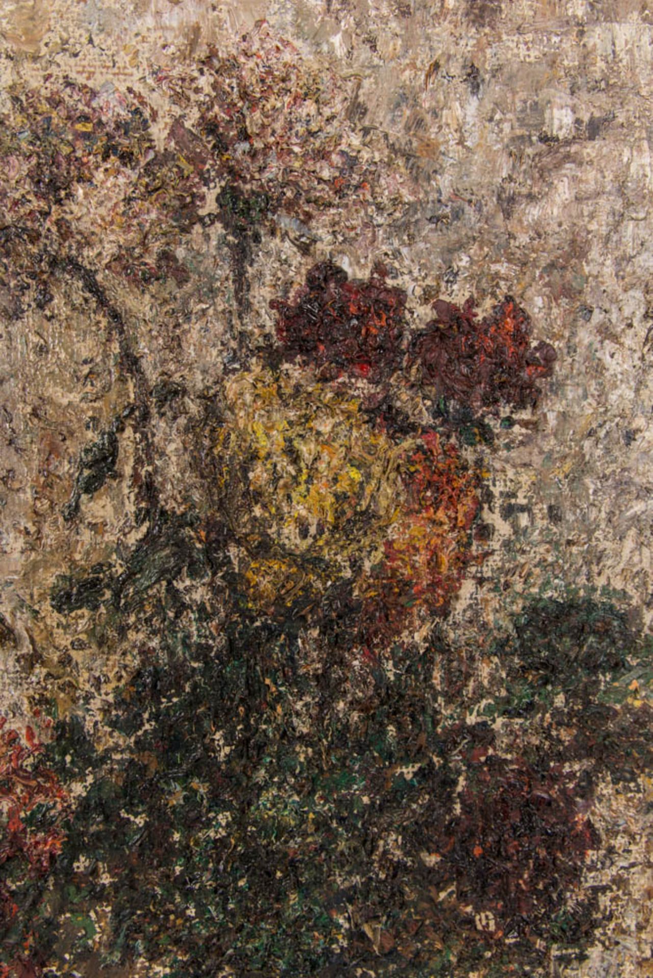 Zwei Blumenstillleben, Öl auf Platte, 20. Jh. - Image 3 of 7