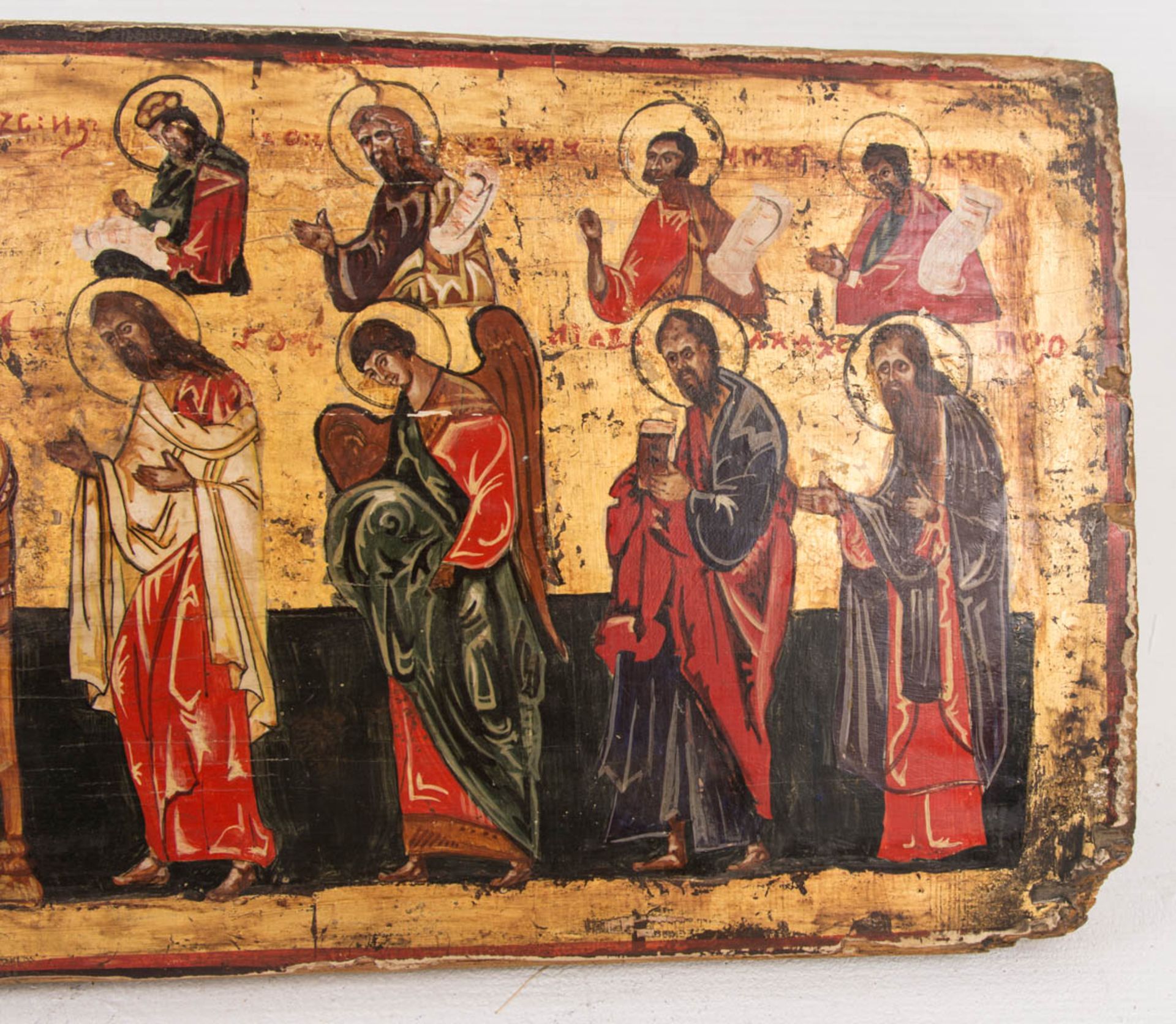 Ikone, Christus als Pantokrator, Tempera auf Holz, Russland, 19. Jh. - Image 3 of 5