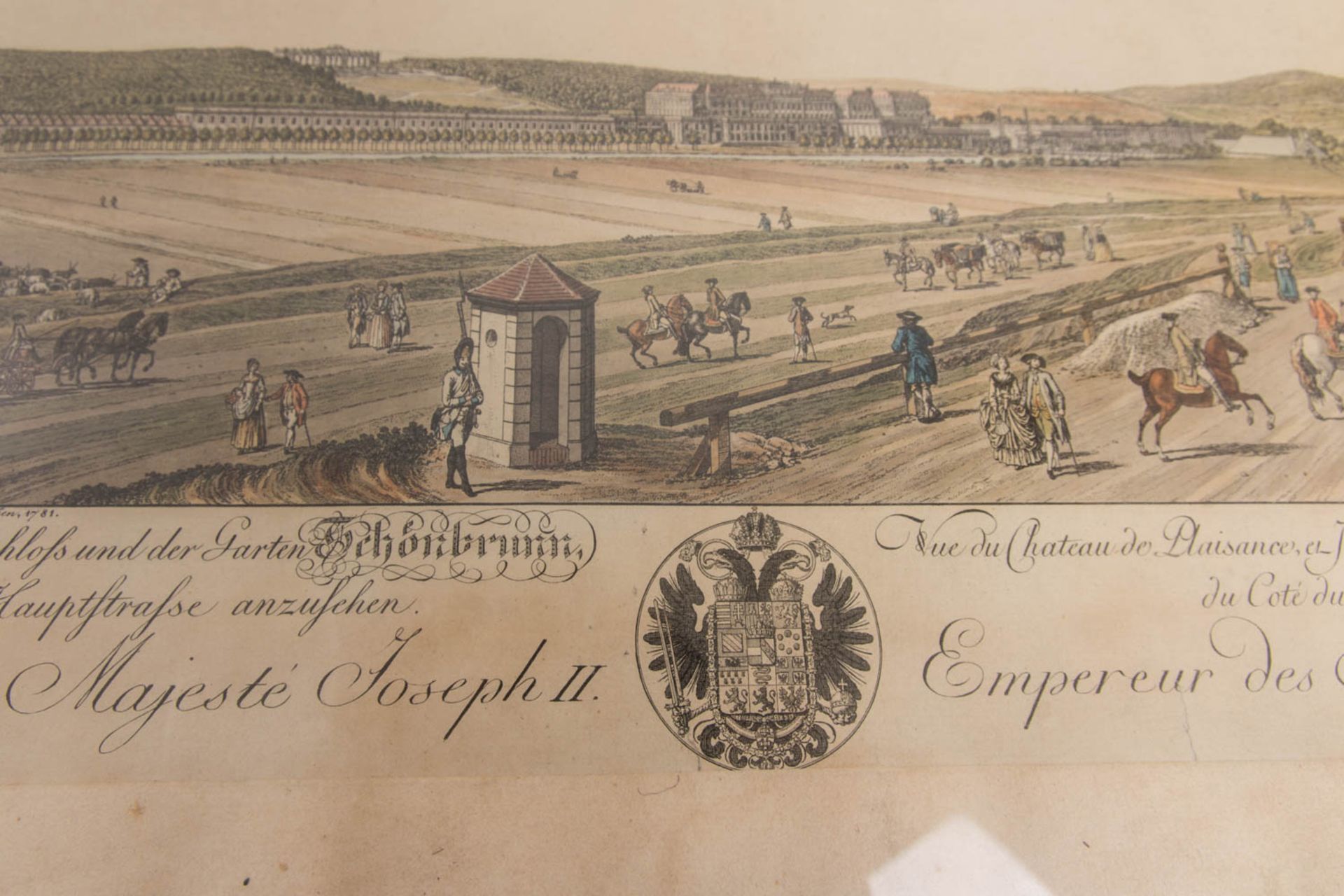Konvolut von Stadtansichten der Stadt Wien, Kolorierte Drucke auf Papier. - Image 7 of 20