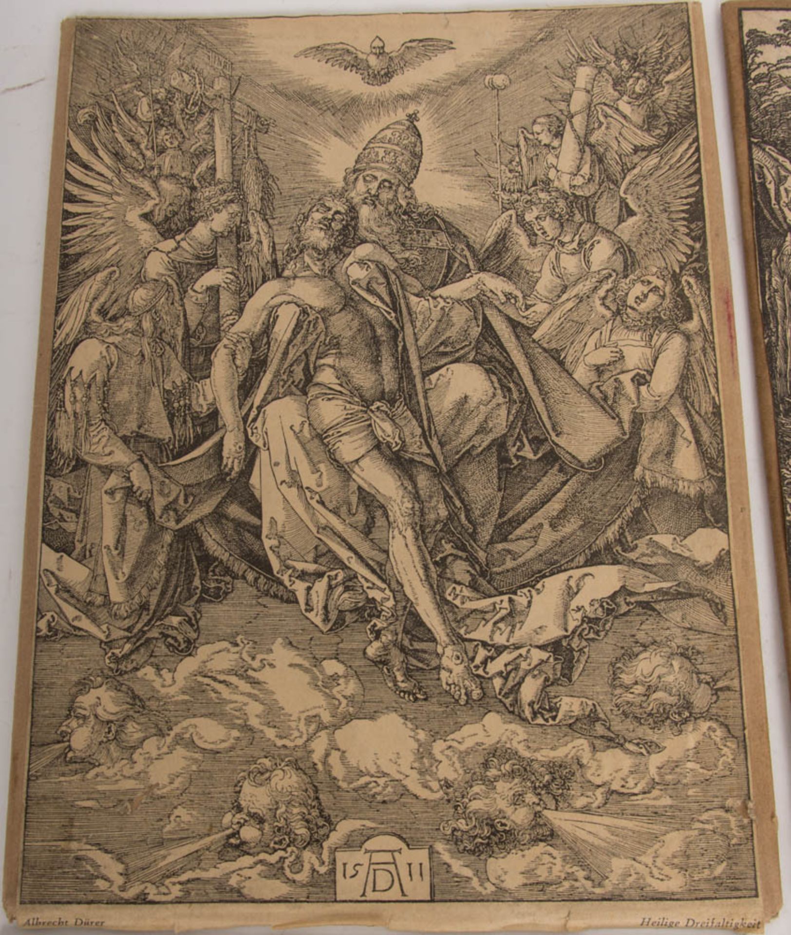 Konvolut von dreizehn Faksimile-Druckplatten zu "Die große Passion" von Albrecht Dürer, wohl Zinkätz - Image 3 of 33