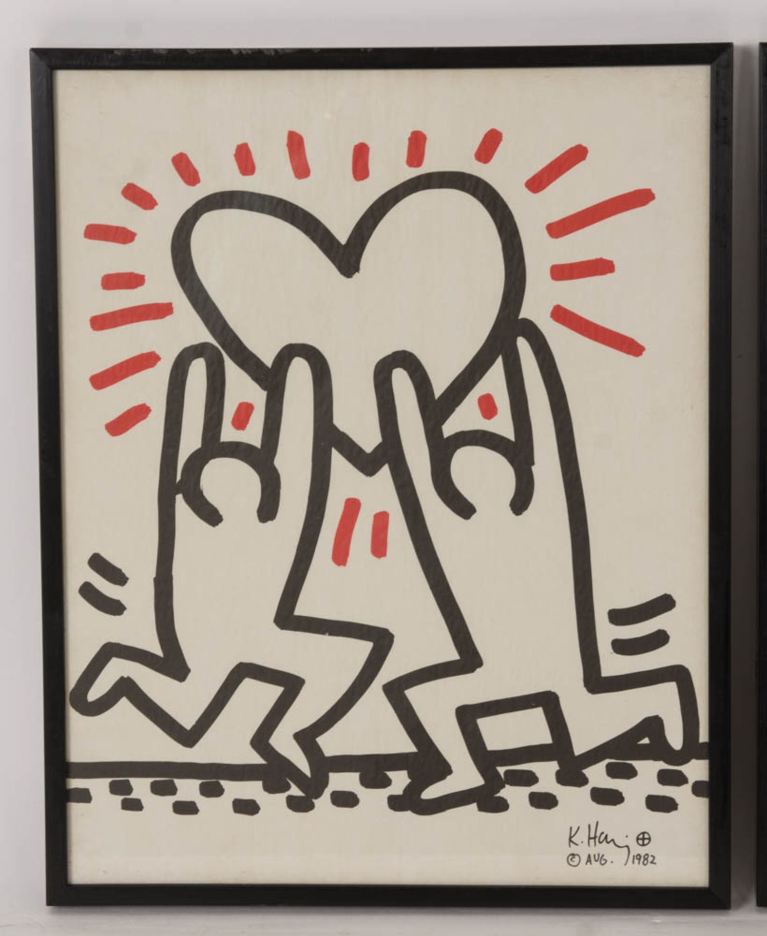 Keith Haring, Zwei Siebdrucke auf Transparentpapier, aus der Serie Bayer Suite, 1982. - Bild 2 aus 9