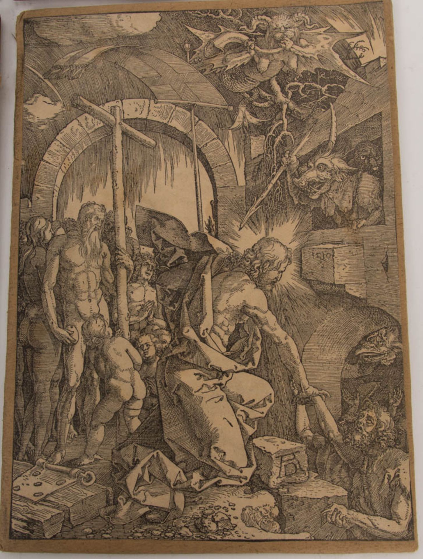 Konvolut von dreizehn Faksimile-Druckplatten zu "Die große Passion" von Albrecht Dürer, wohl Zinkätz - Image 6 of 33