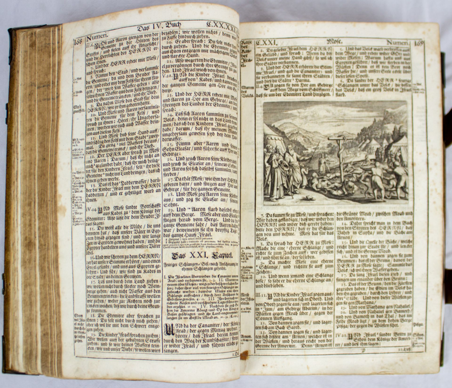 Merian Bibel, mit zahlreichen Kupferstichen Matthäus Merians, 1704. - Bild 8 aus 9