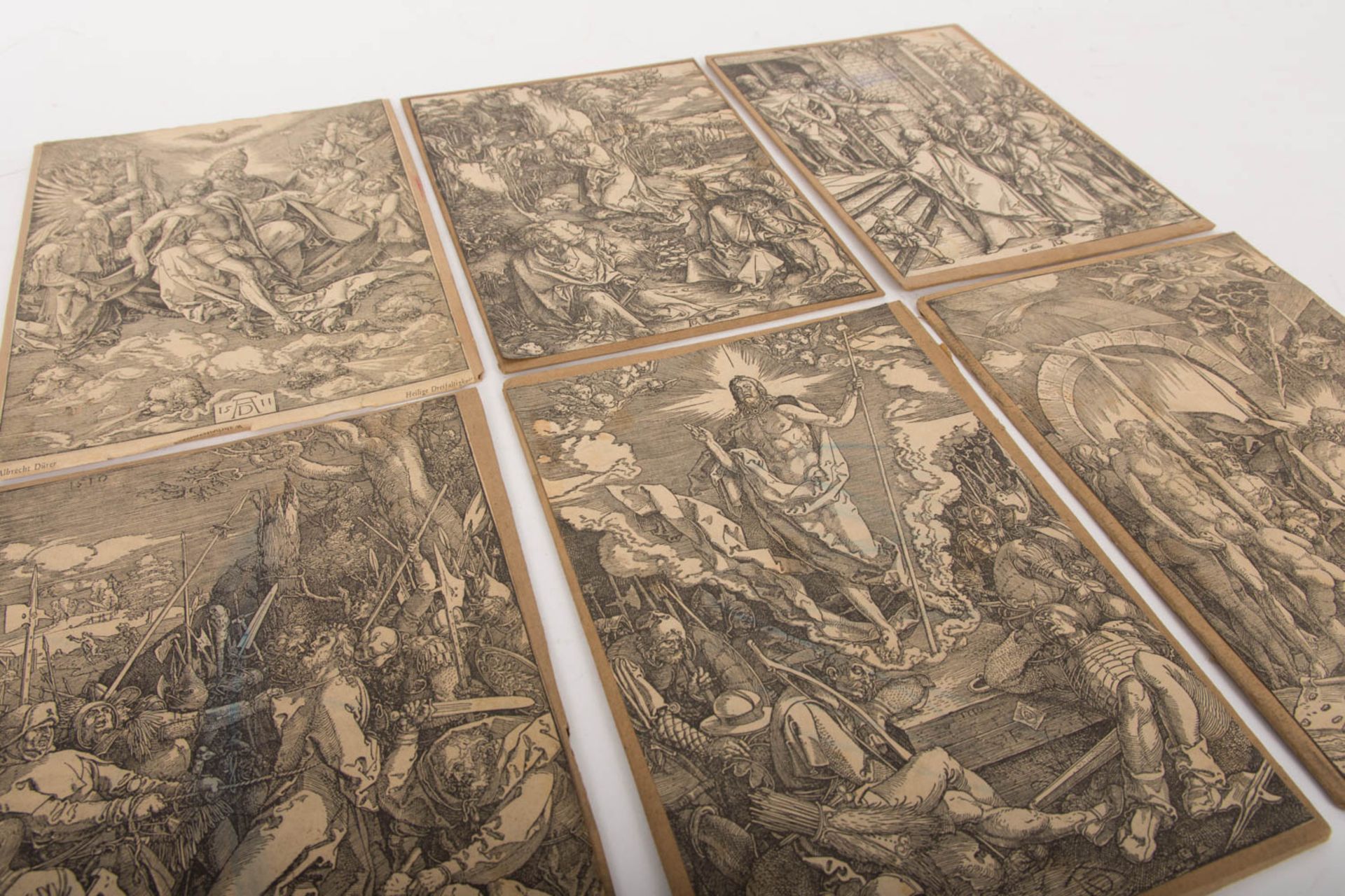 Konvolut von dreizehn Faksimile-Druckplatten zu "Die große Passion" von Albrecht Dürer, wohl Zinkätz - Image 8 of 33