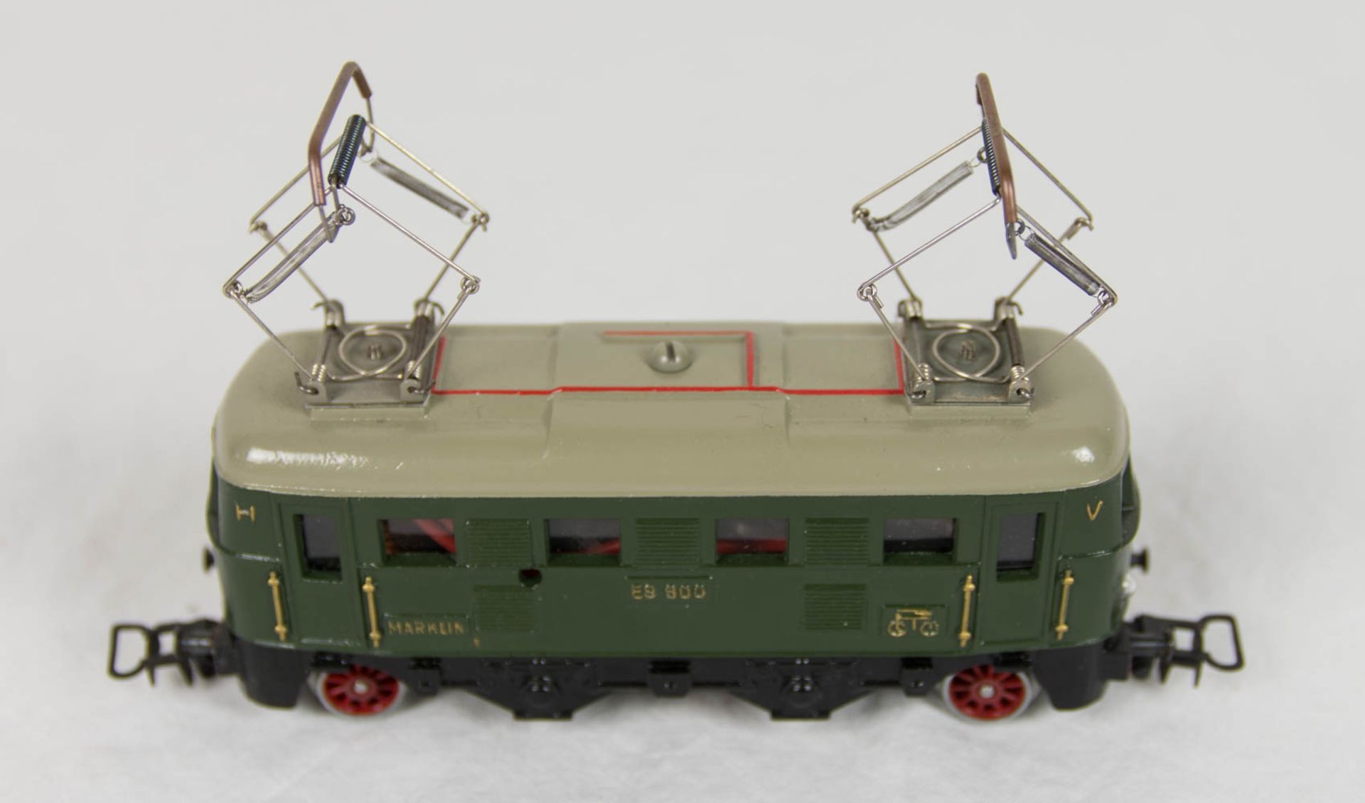 Märklin Lok ES 800 Elektrolok Guss-Grün. - Image 5 of 5