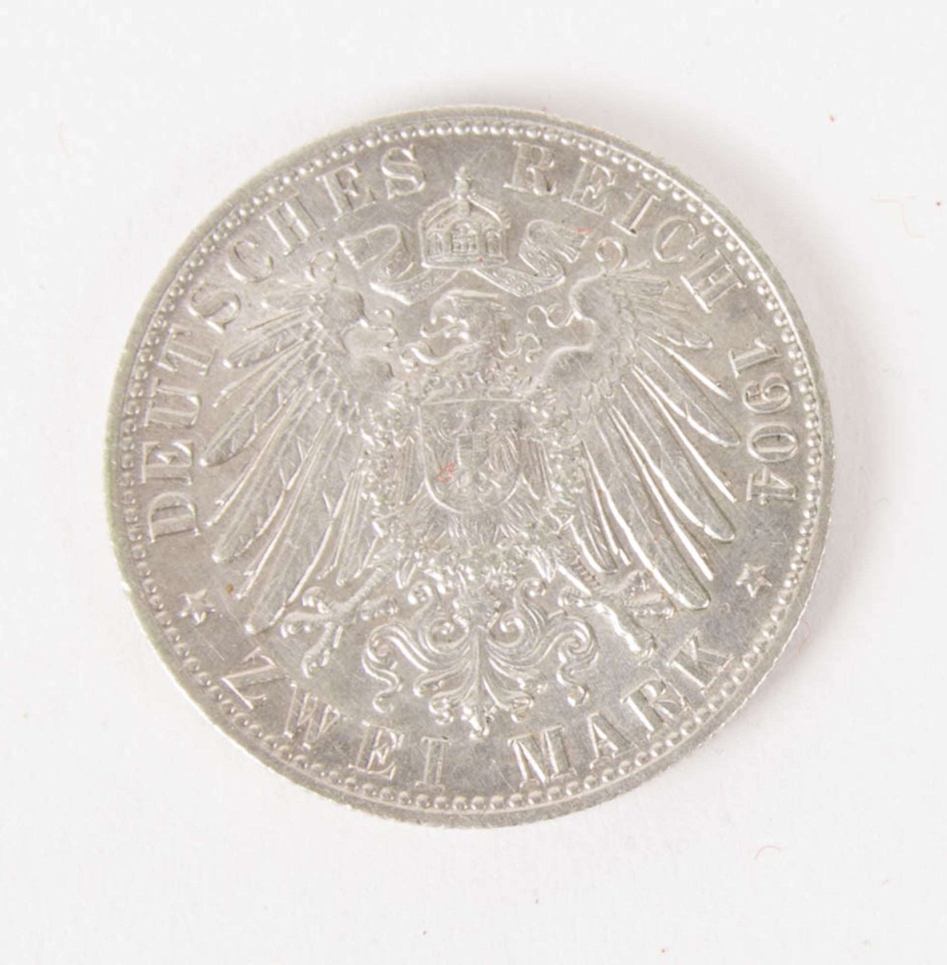 Kaiserreich: Bremen 2 Mark 1904 vz+. - Bild 2 aus 2