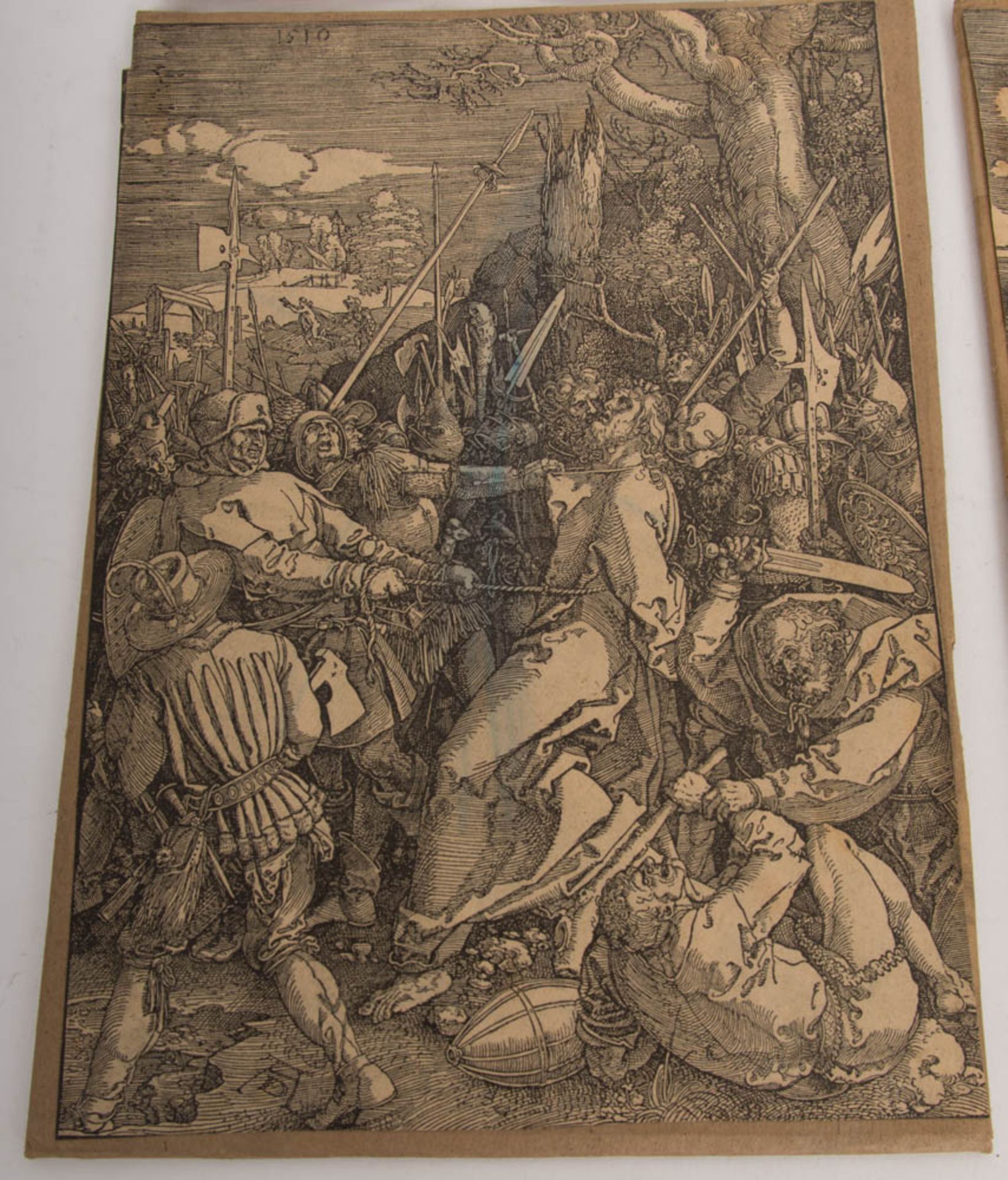 Konvolut von dreizehn Faksimile-Druckplatten zu "Die große Passion" von Albrecht Dürer, wohl Zinkätz - Image 2 of 33