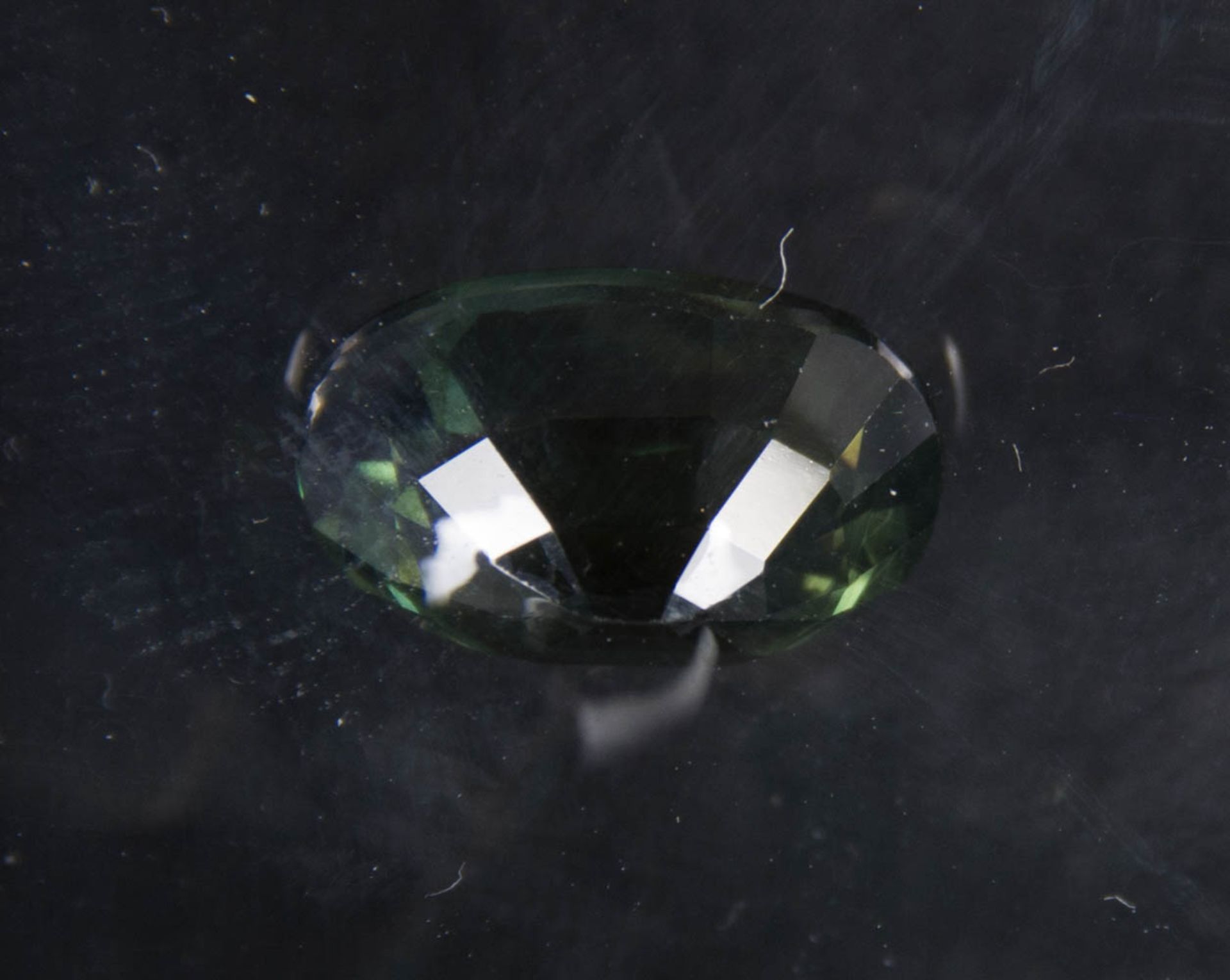 Grüner Saphir, 3,14 Ct. - Bild 3 aus 5