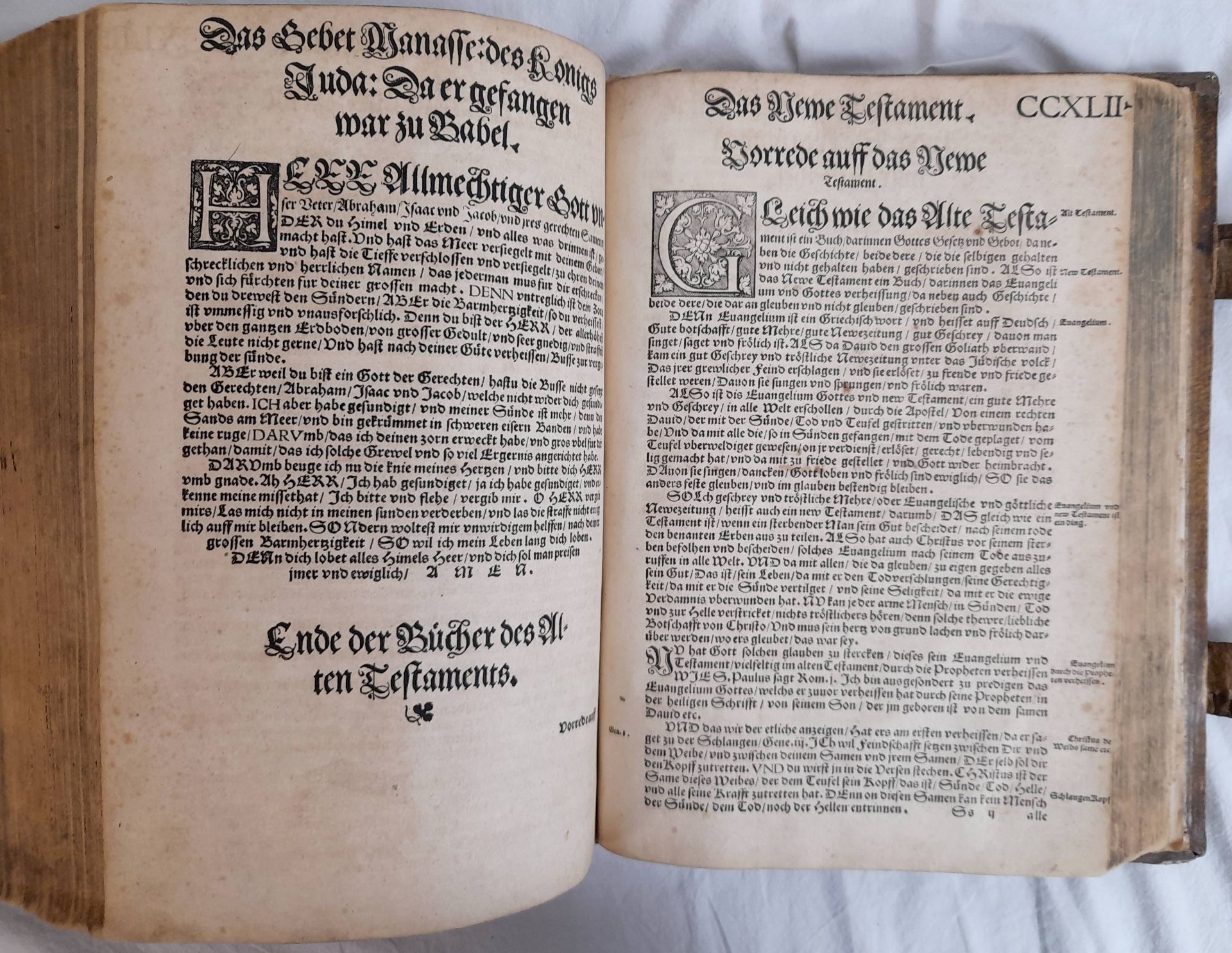Wartburg Bibel, mit zahlreichen kolorierten Holzschnitten, 1541. - Image 15 of 18
