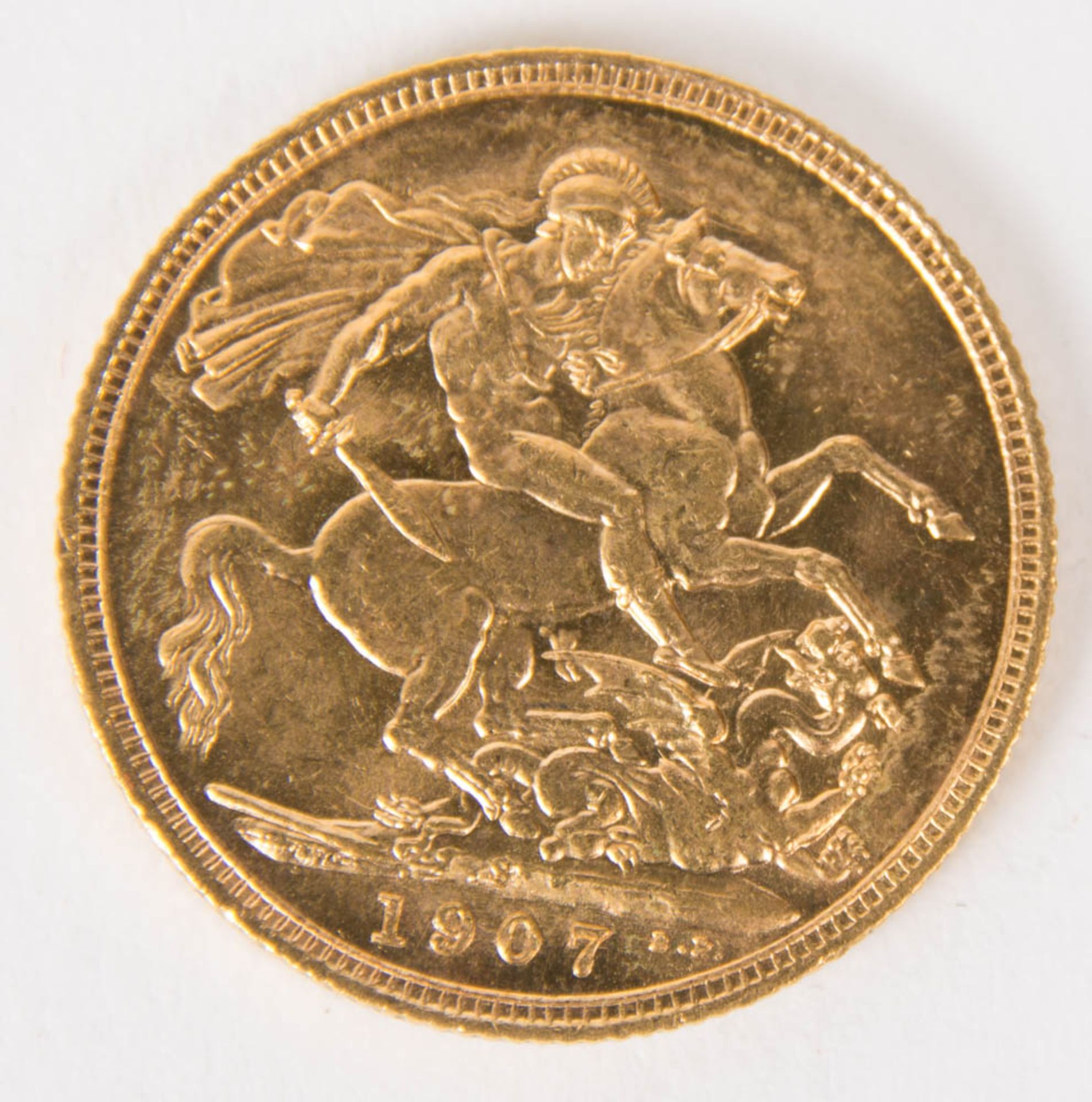 Australien: Sovereign 1907 Gold. - Image 2 of 2