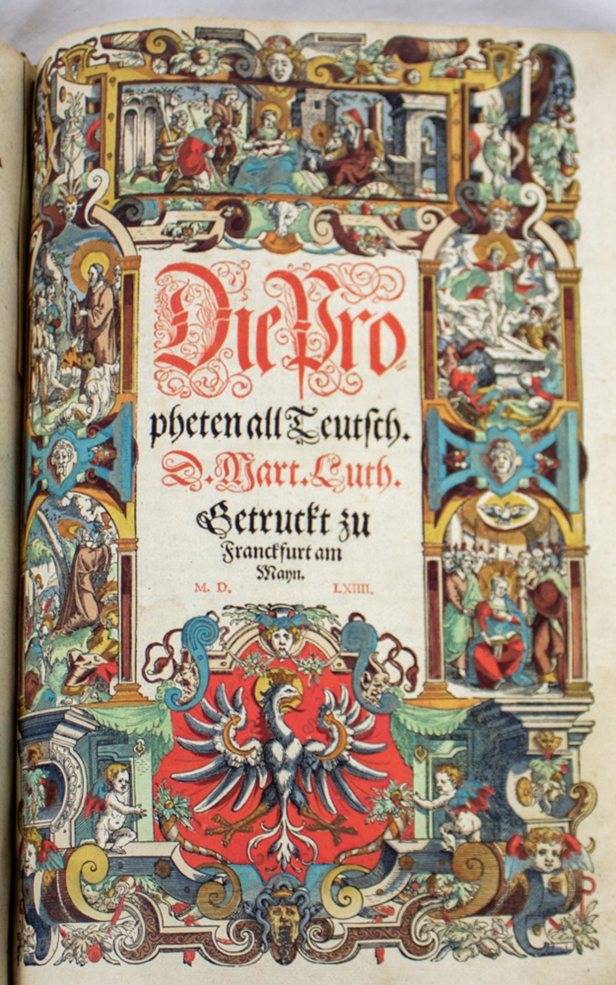 Weigand Bibel, Kolorierte Holzschnitte von Jost Amman, 16. Jh. - Image 3 of 20
