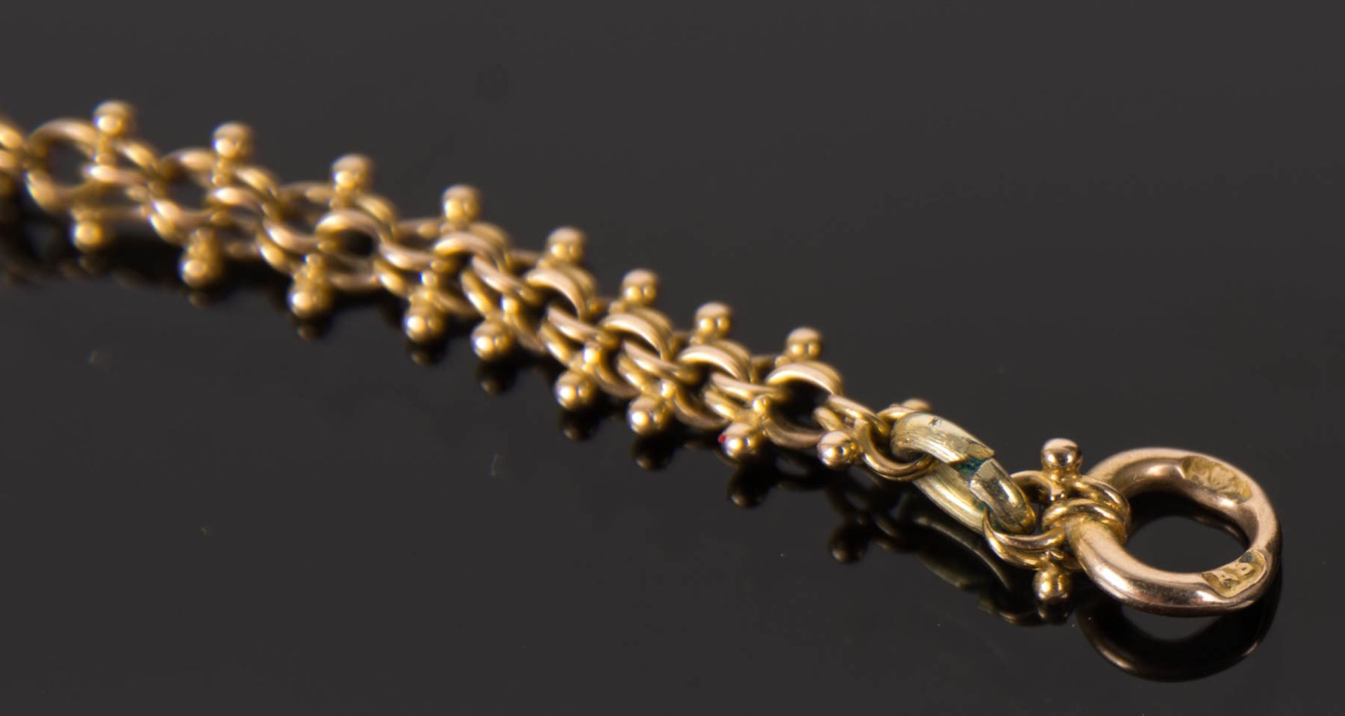 Sehr lange Goldkette, 585er Gelbgold. - Bild 3 aus 3