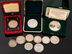 Sammlung Silbermünzen, Preußen, Österreich, BRD, Kanada ua.