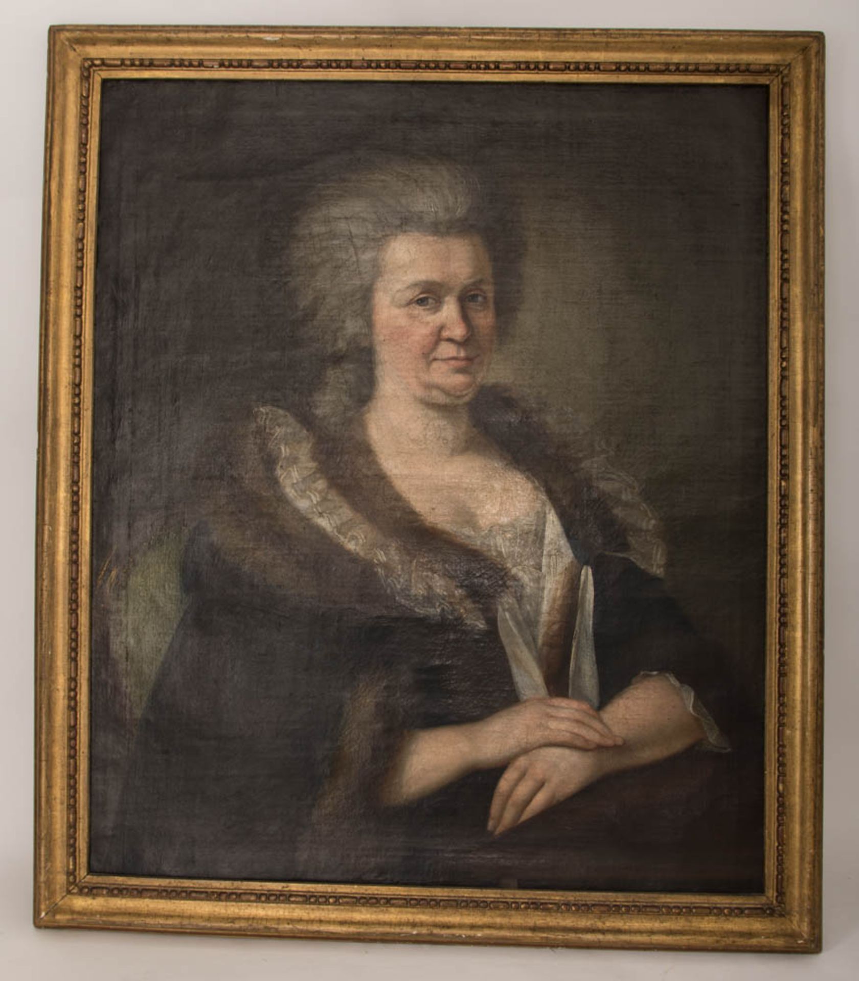 Ludovike Simanowiz, Portrait der Frau Christine Friederike Knebel geb. Graß, Schorndorf, 19. Jh.