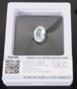 Aquamarin, 10,77 Ct.