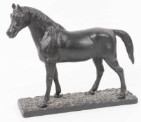 Stehendes Pferd, Bronze, 20. Jh.