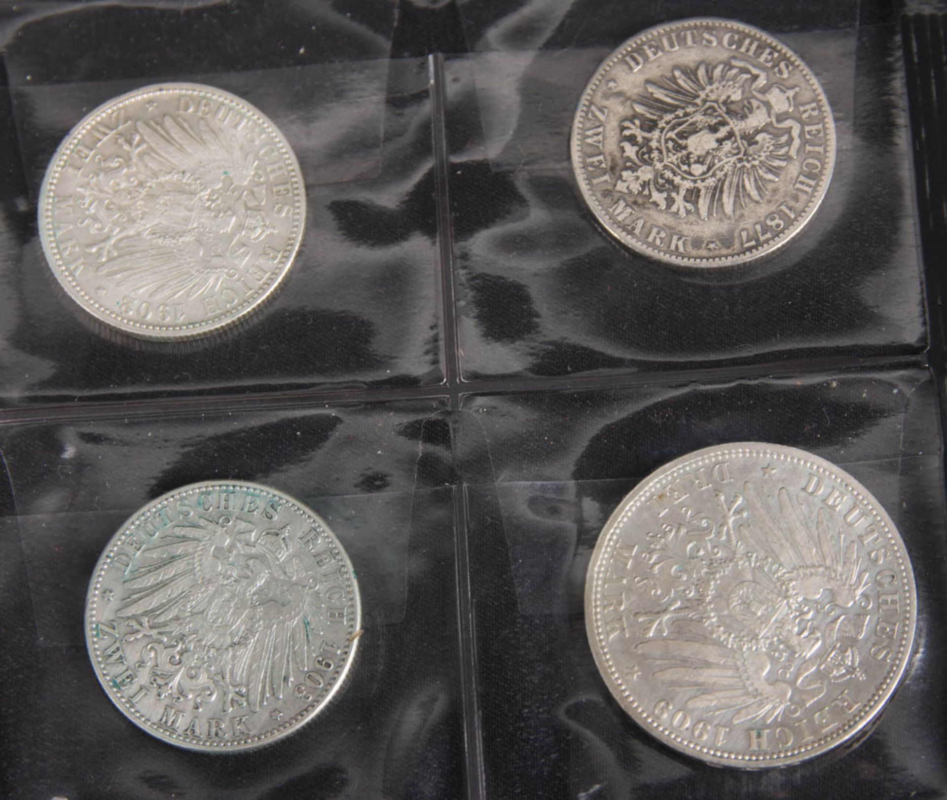 Deutsches Reich: Sammlung Silbermünzen, 20 Stück. - Bild 12 aus 14