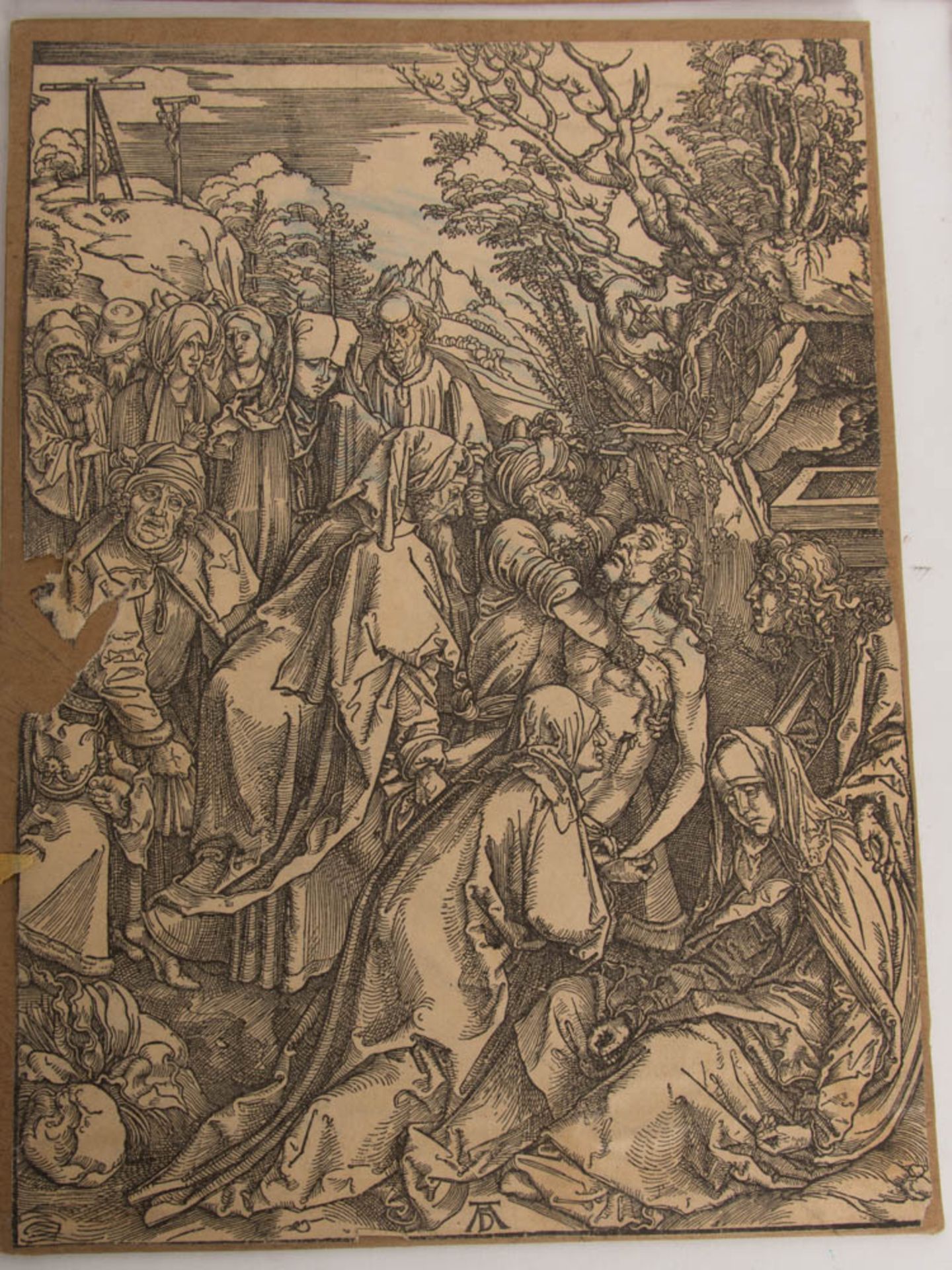 Konvolut von dreizehn Faksimile-Druckplatten zu "Die große Passion" von Albrecht Dürer, wohl Zinkätz - Bild 15 aus 33