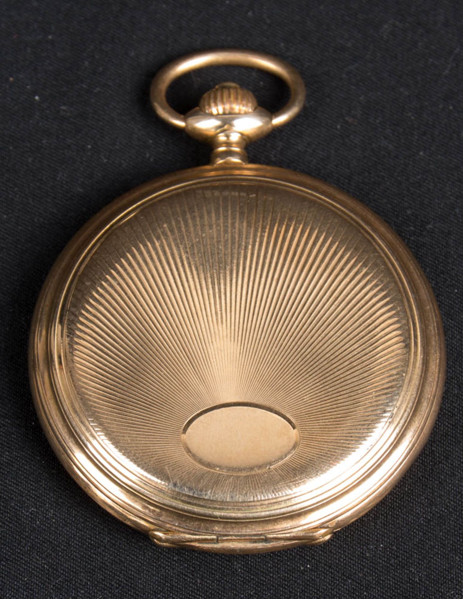 J. J. Badollet: Historische 14 K Gold Taschenuhr. - Image 5 of 8