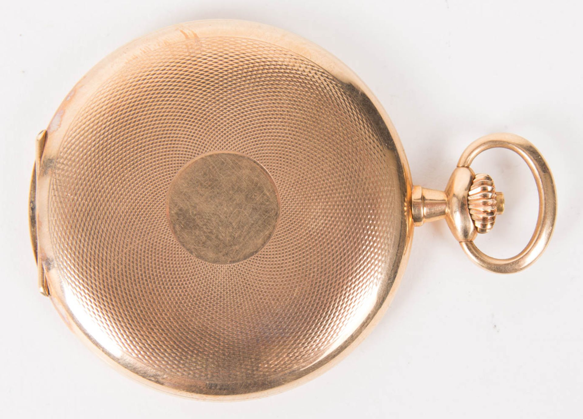 Schild Freres & Co: 14k Gold Taschenuhr - Image 2 of 5