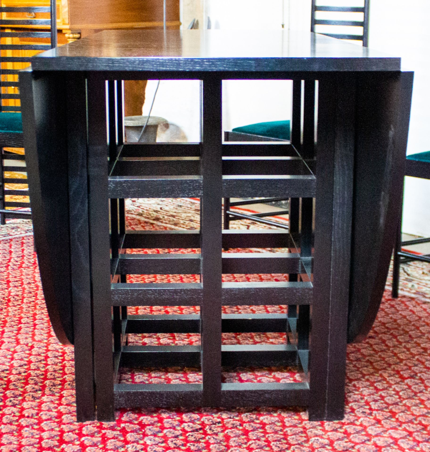 Charles Rennie Mackintosh Esszimmergarnitur, Hill House Chair Cassina, Eschenholz, 20. Jh. - Image 6 of 14