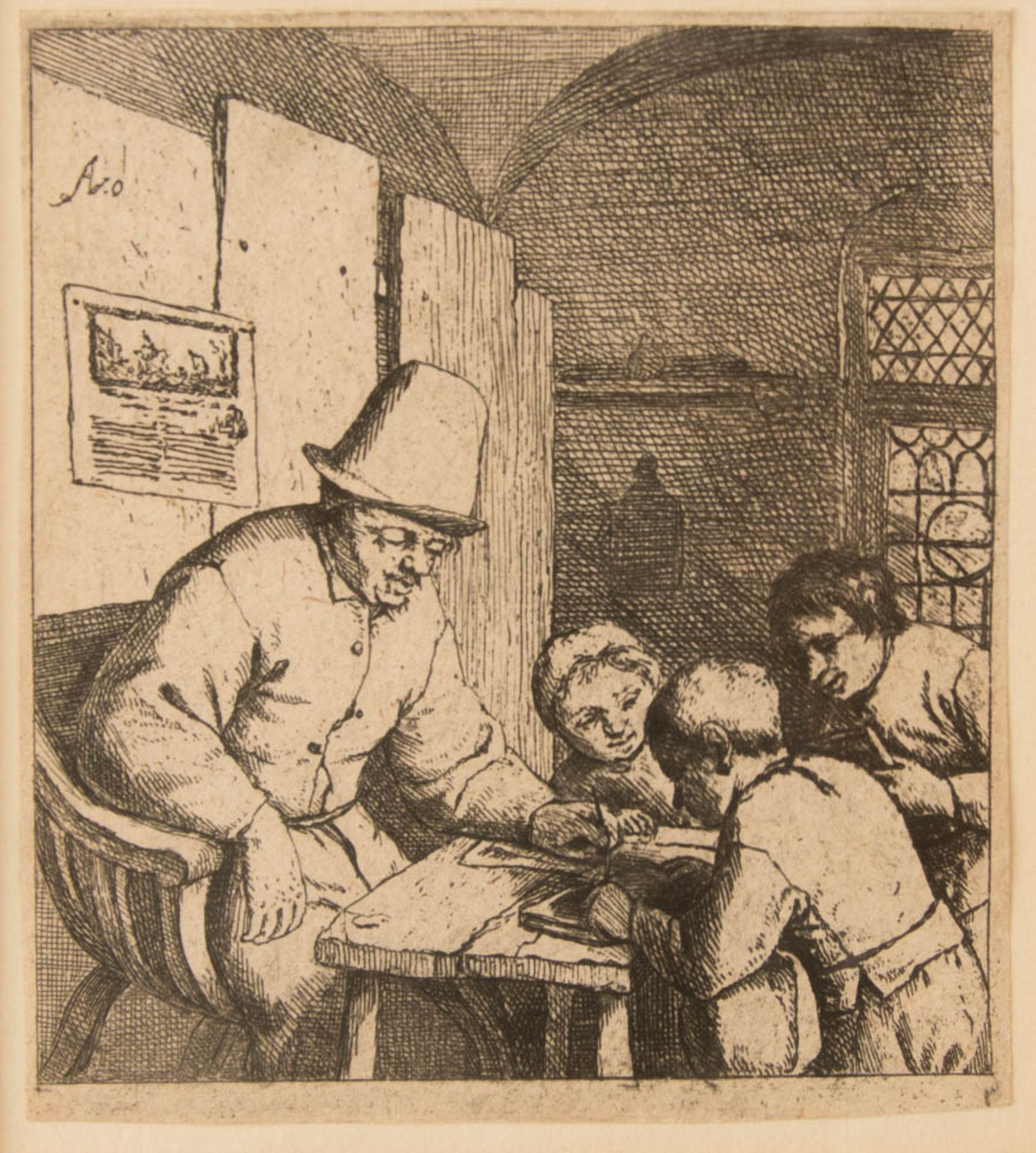 Adriaen van Ostade, Drei Männerportraits, Radierung, 1644 / 45. - Bild 5 aus 7